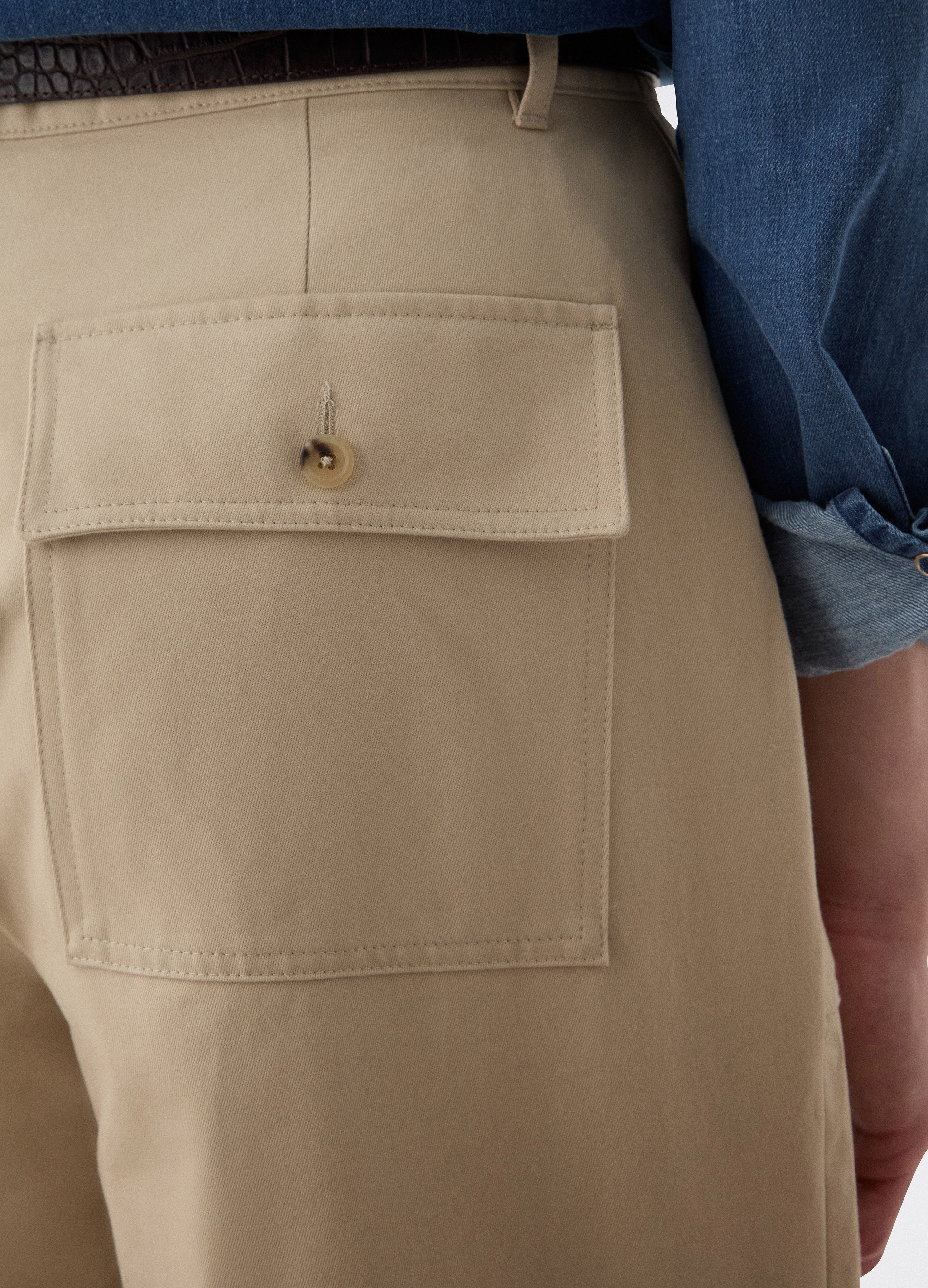 Albert Fatigue Trousers - Tan - Image 4