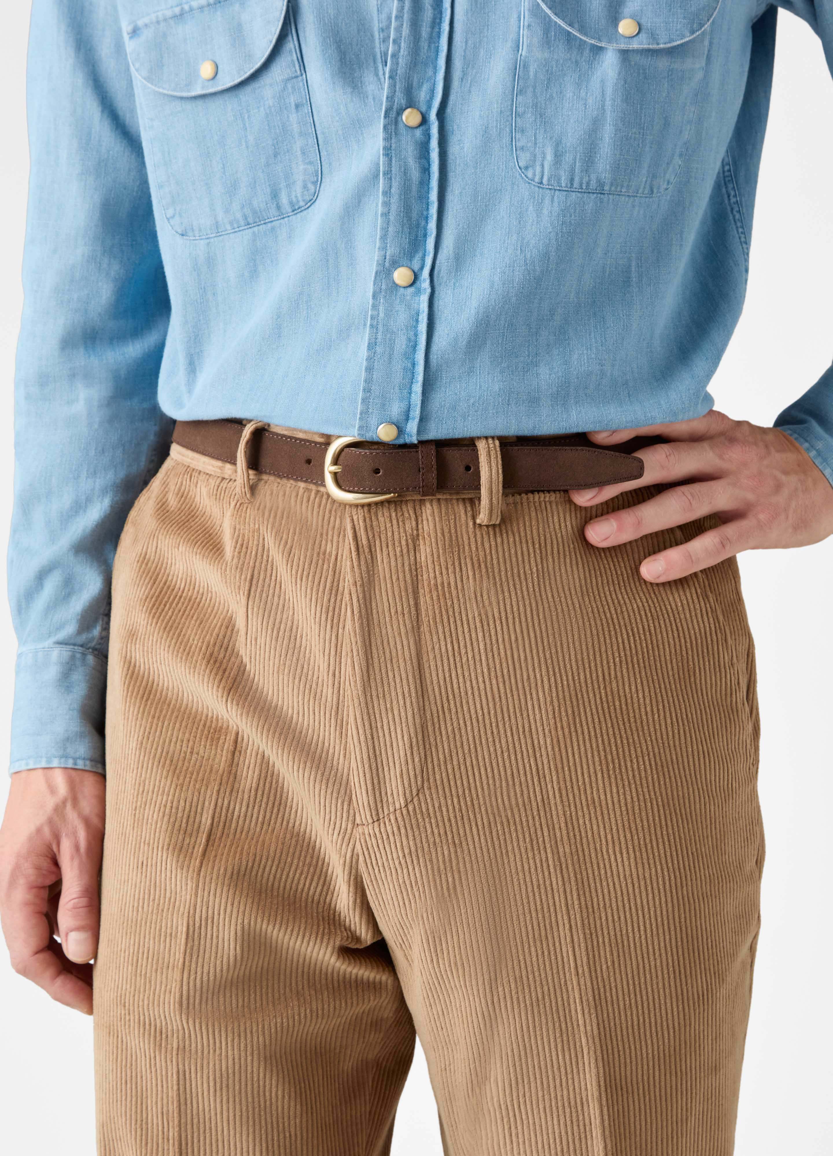 Alfie Corduroy Trousers - Fawn - Image 3