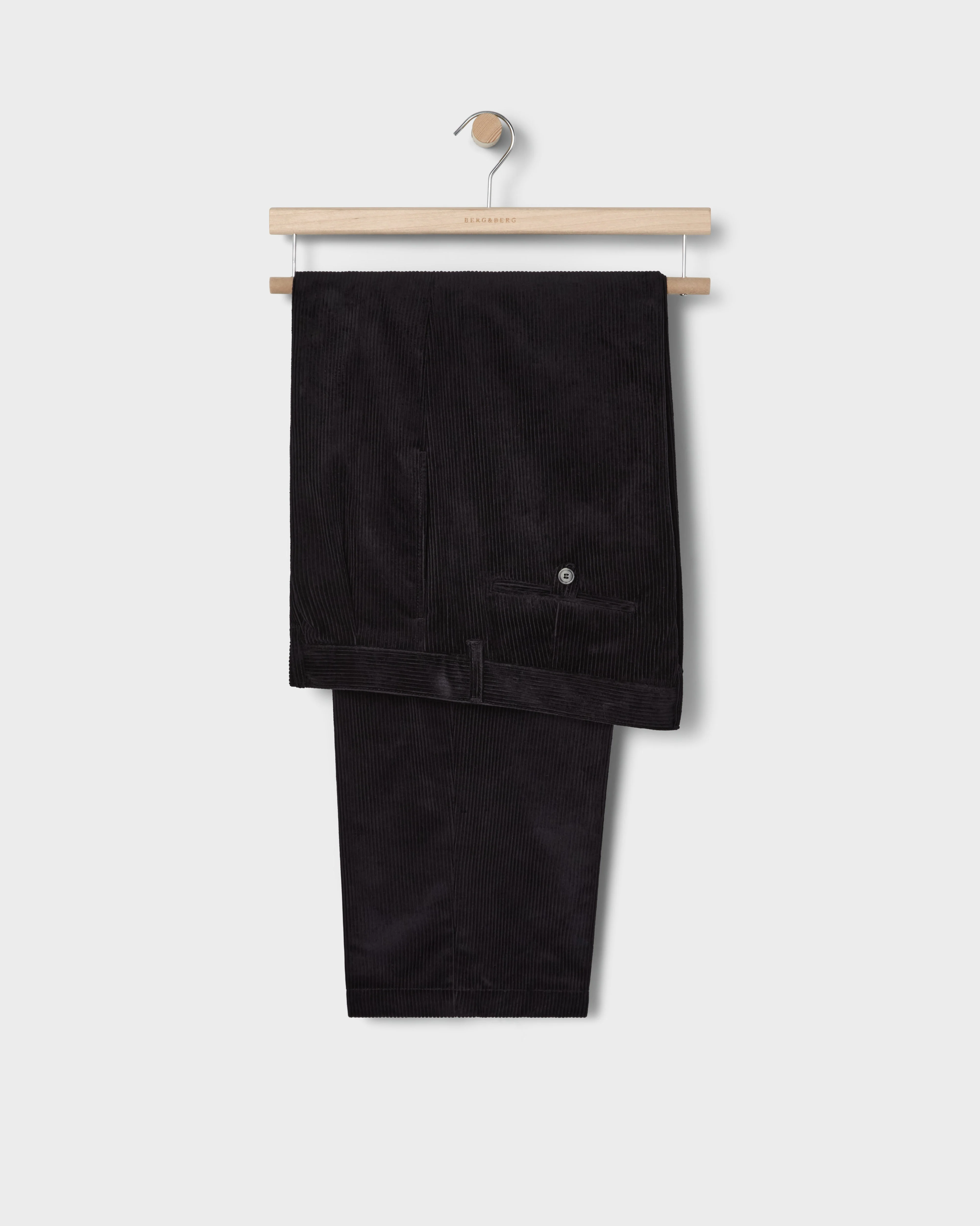 Antonello Corduroy Trousers - Black - Image 5