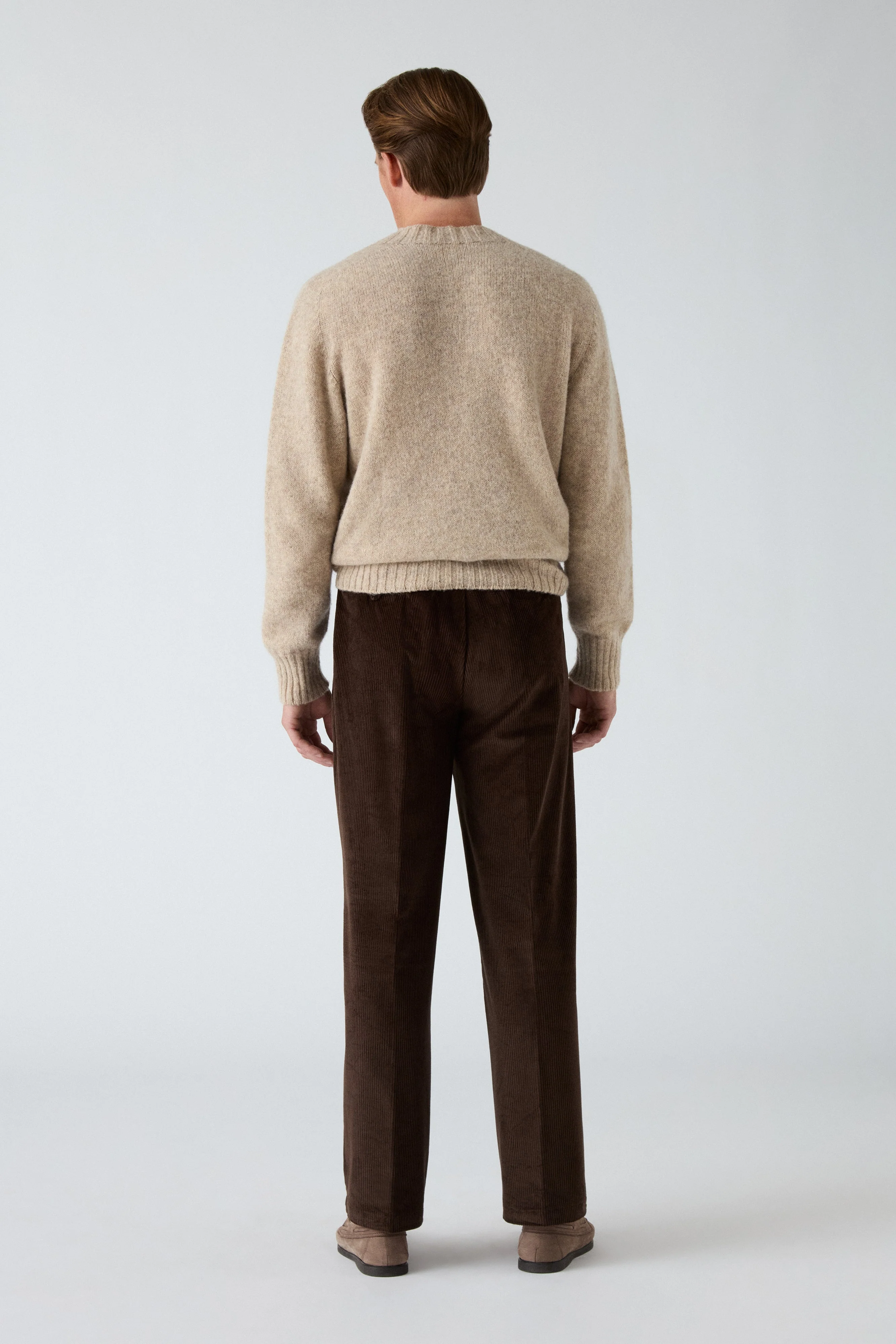 Antonello Corduroy Trousers - Brown - Image 3