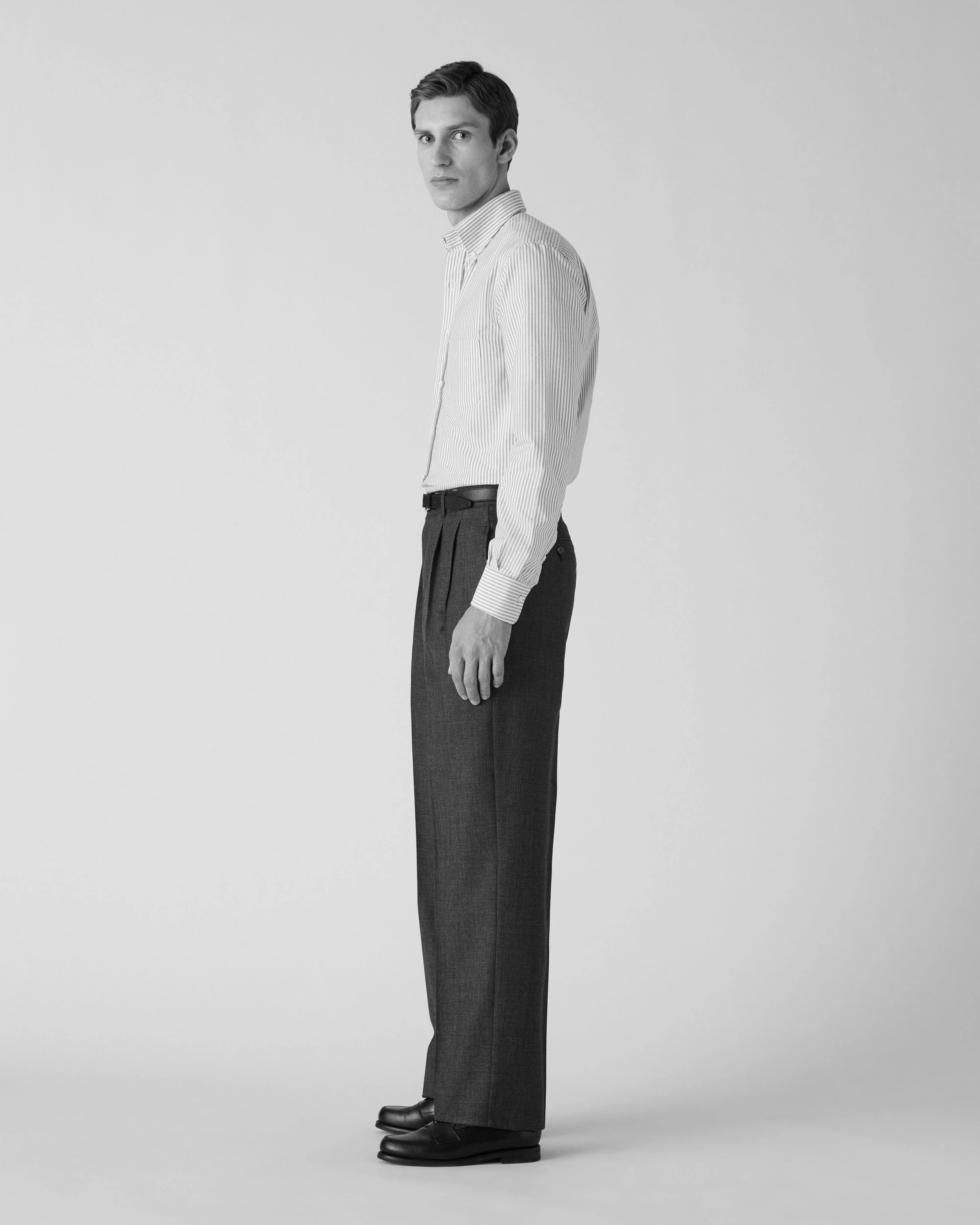 Antonello Corduroy Trousers - Green - Image 4