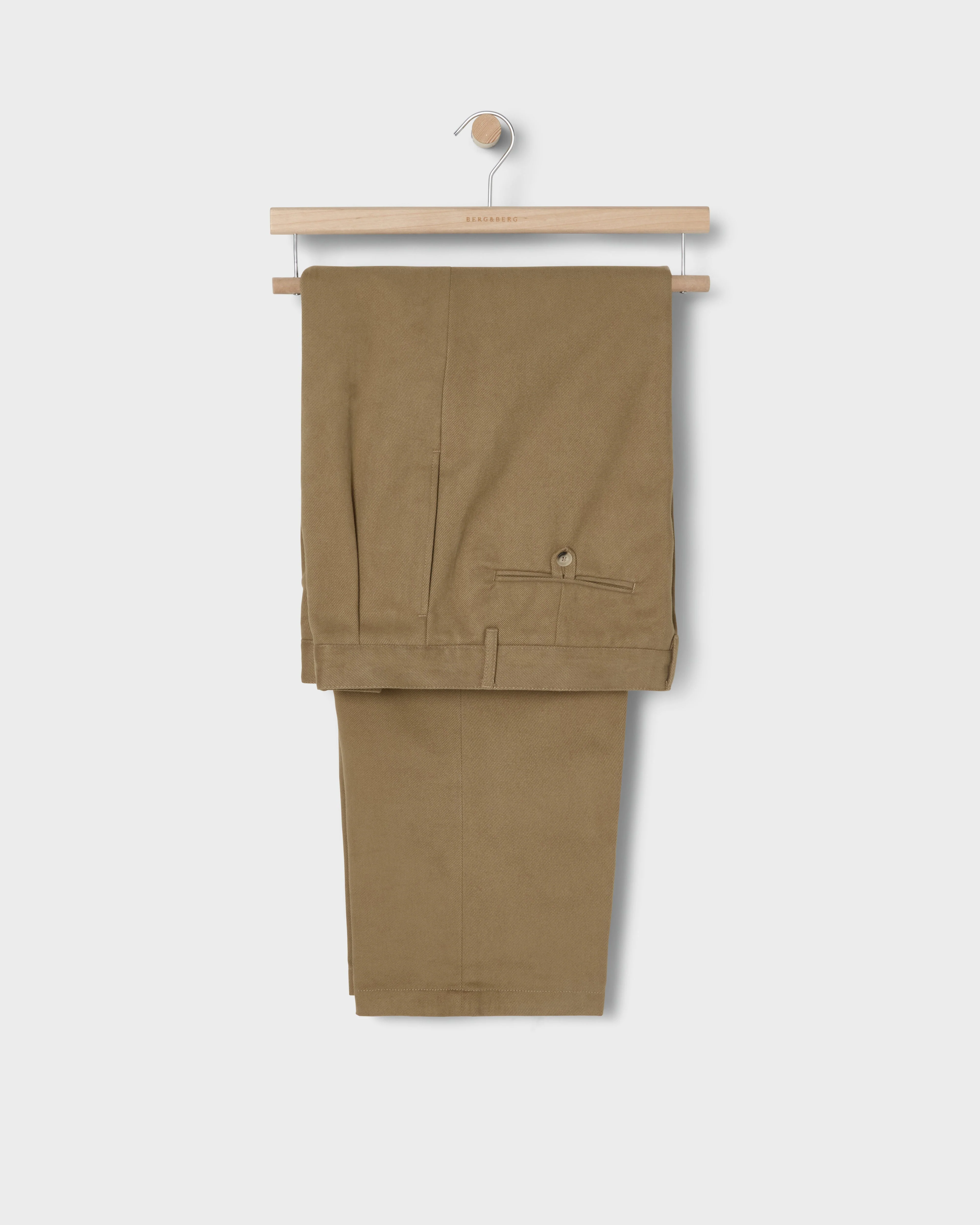 Antonello Cotton Trousers - Beige - Image 5