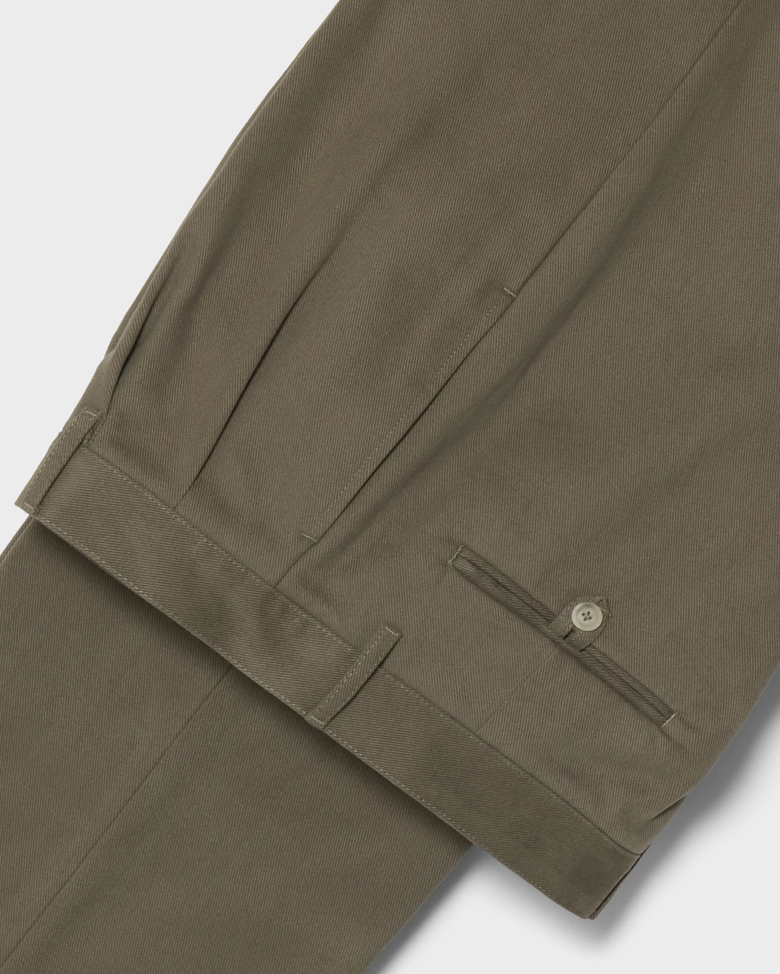 Antonello Cotton Trousers - Lovat - Image 2