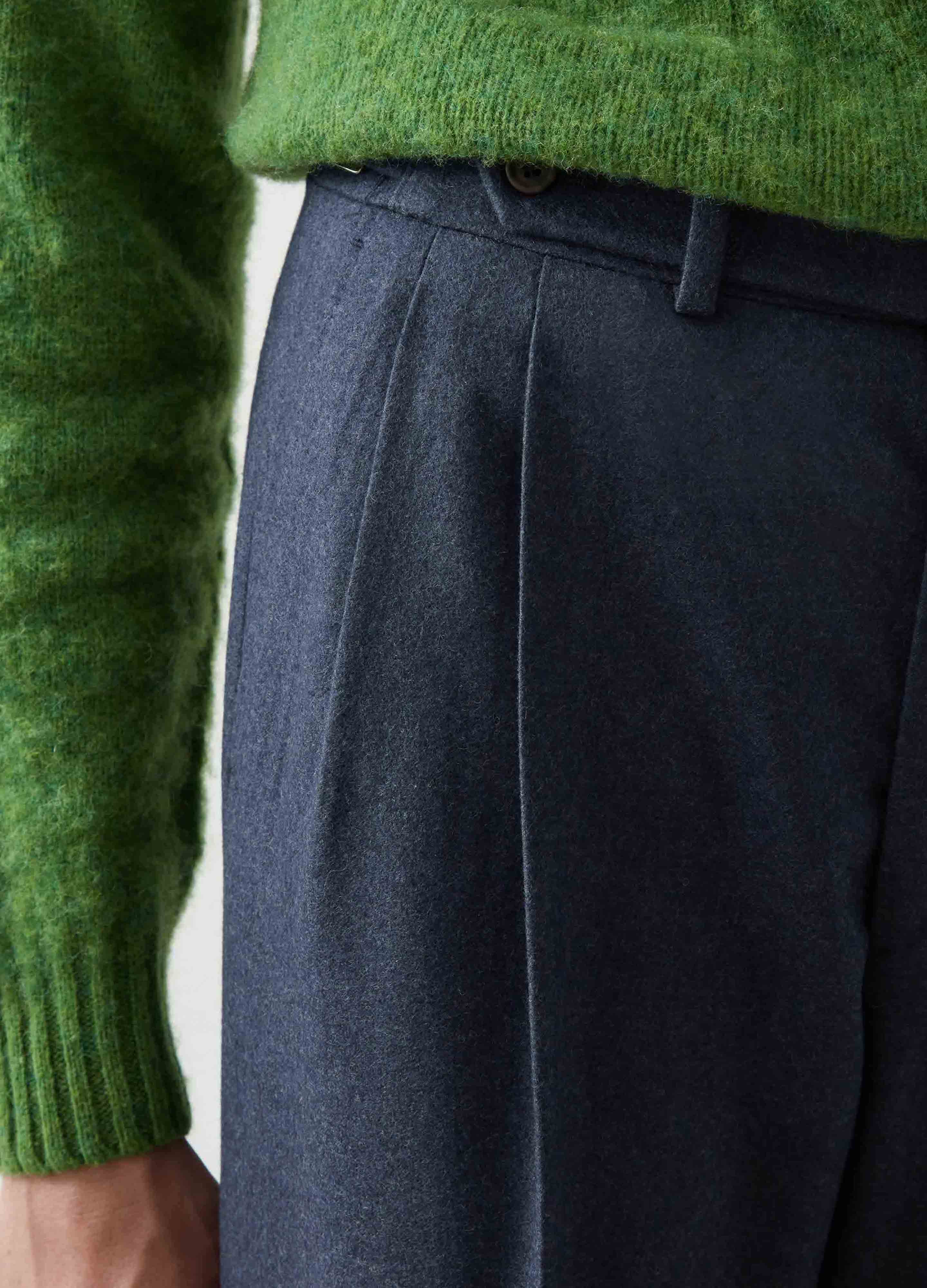Antonio Flannel Trousers - Air force blue - Image 2