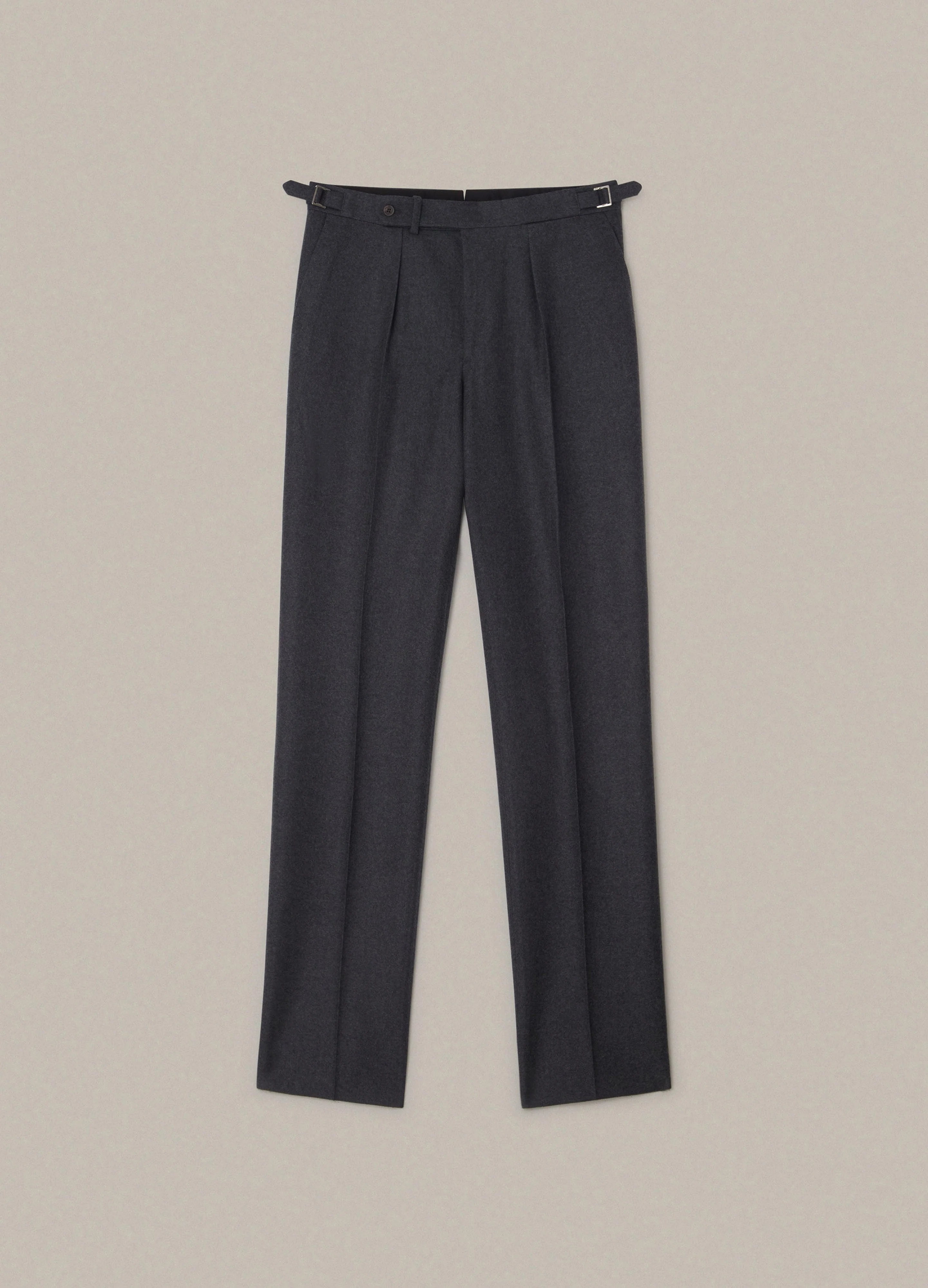 Arnold Flannel Trousers - Mid Grey - Image 4