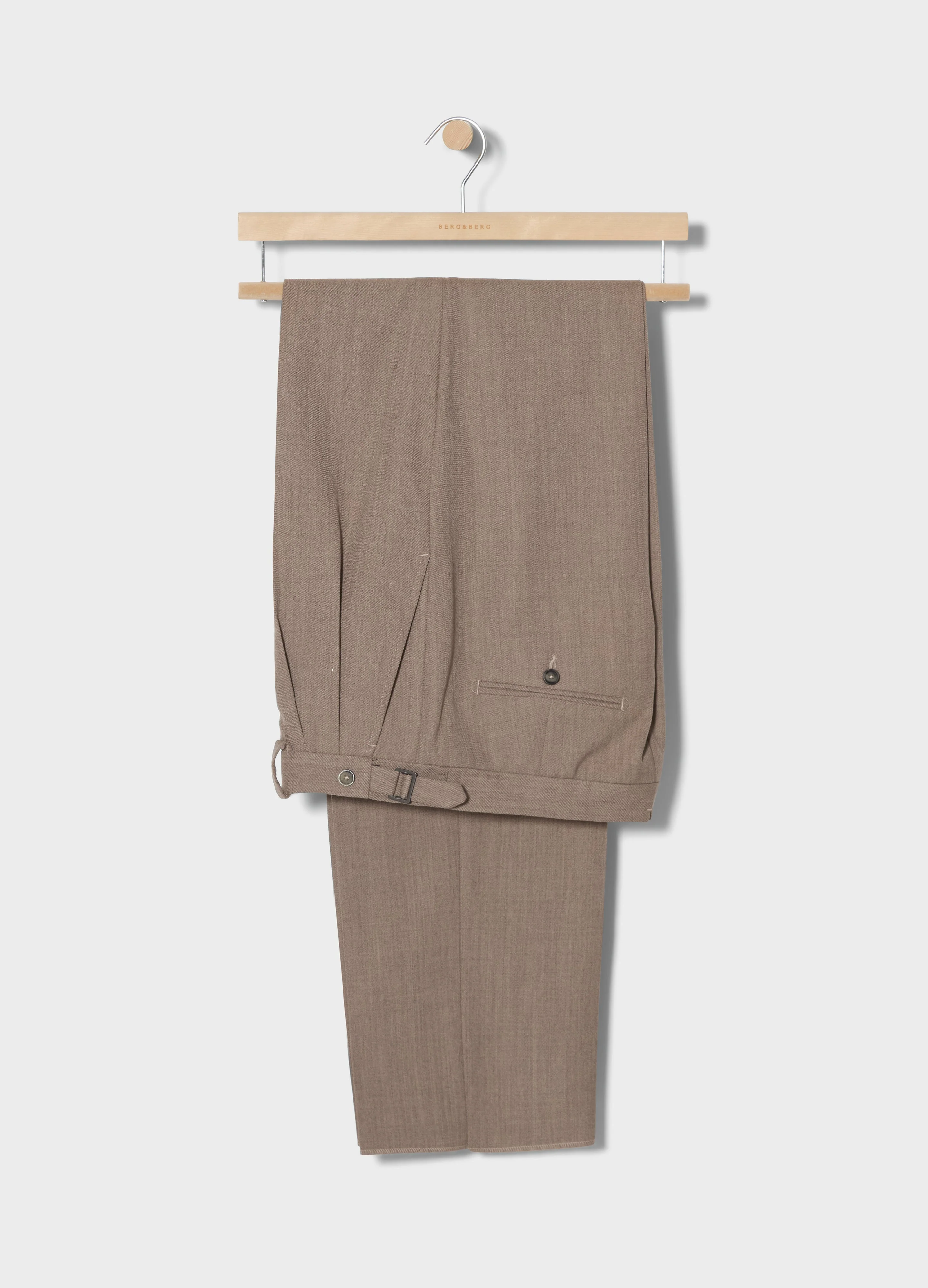 August Cavalry Twill Trousers - Brown - Image 5