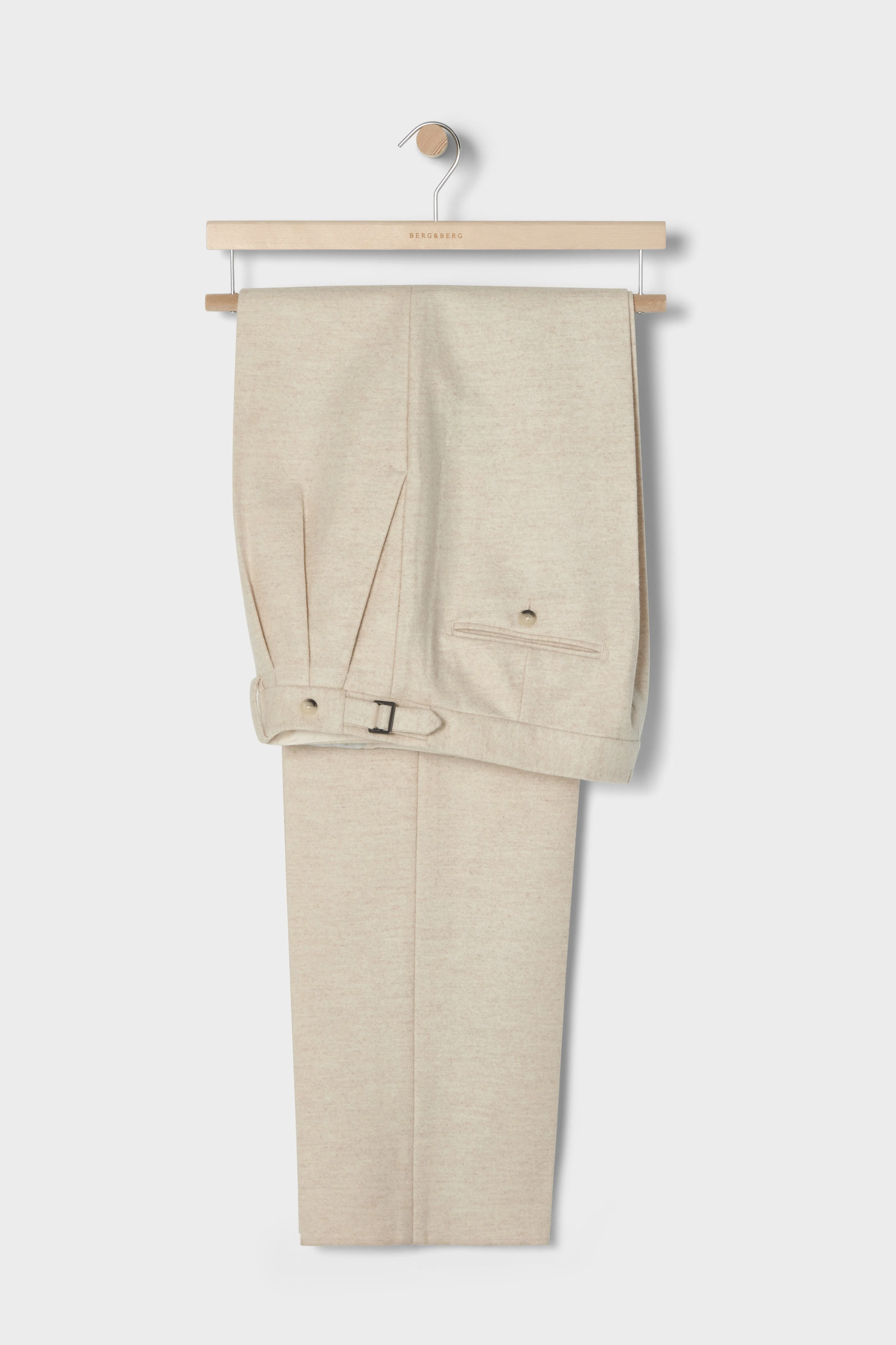 August Flannel Trousers - Ecru - Image 5