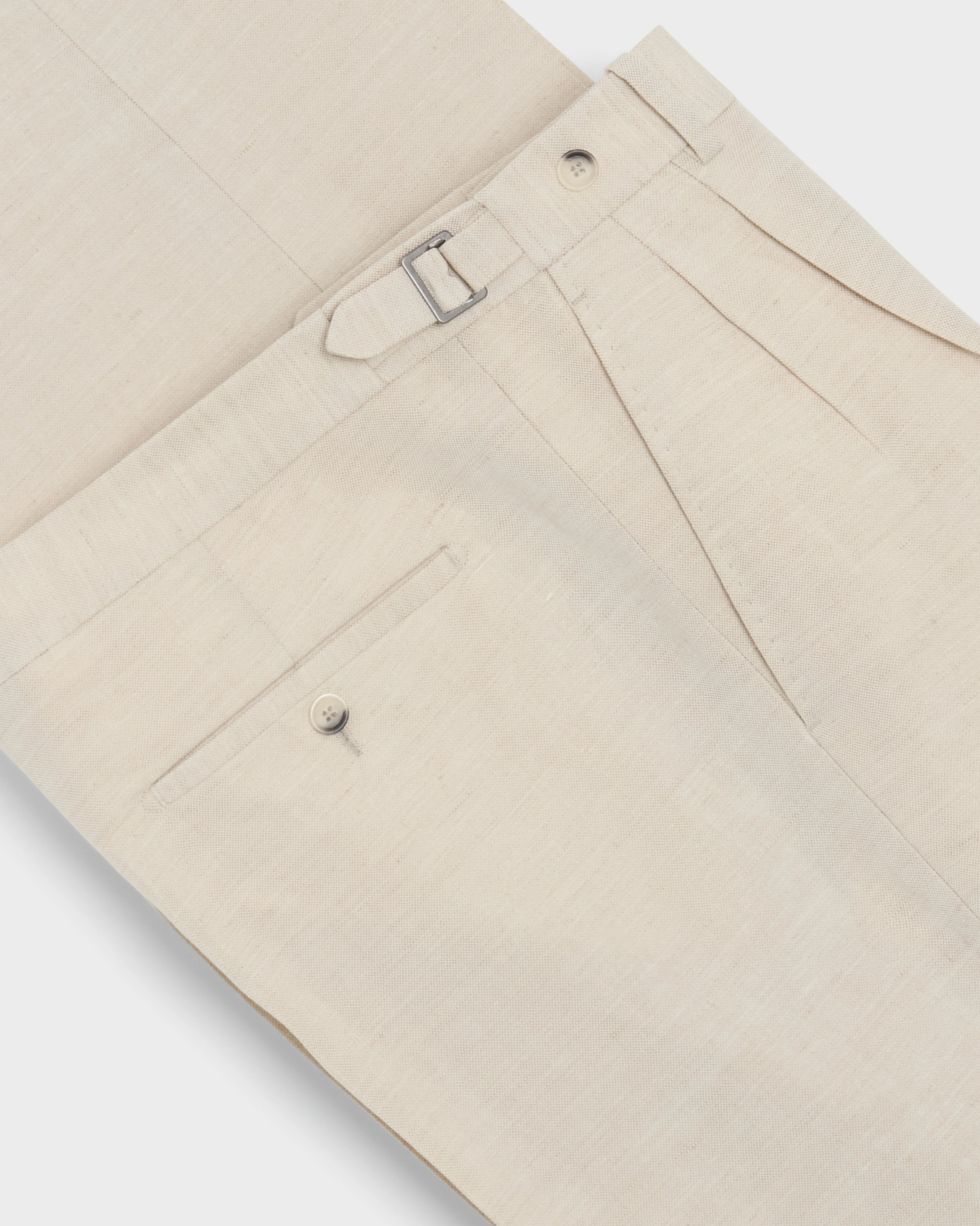 August Wool/Linen Trousers - Sand - Image 6