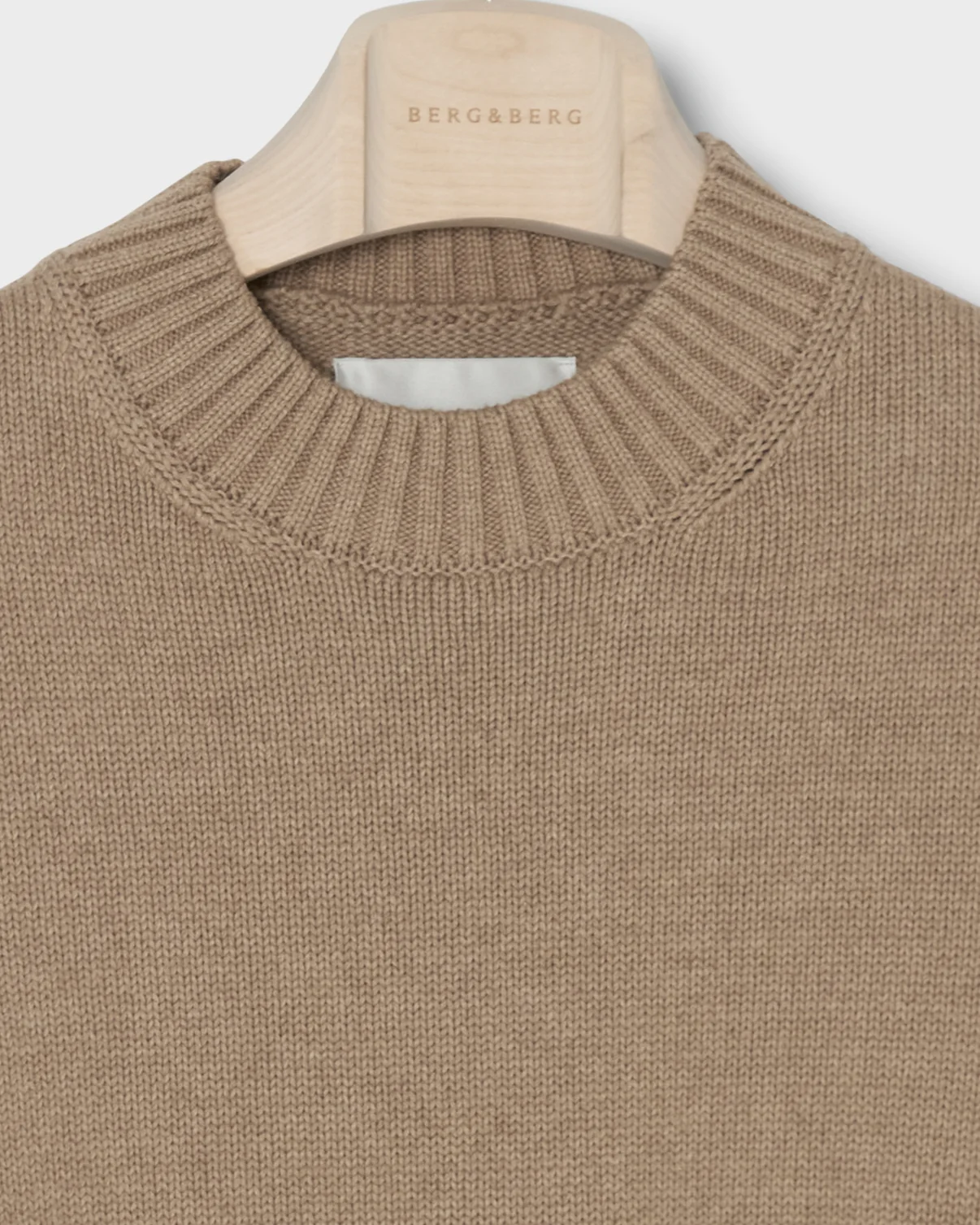 Ben Cotton Crew Neck - Hazel Brown - Image 6