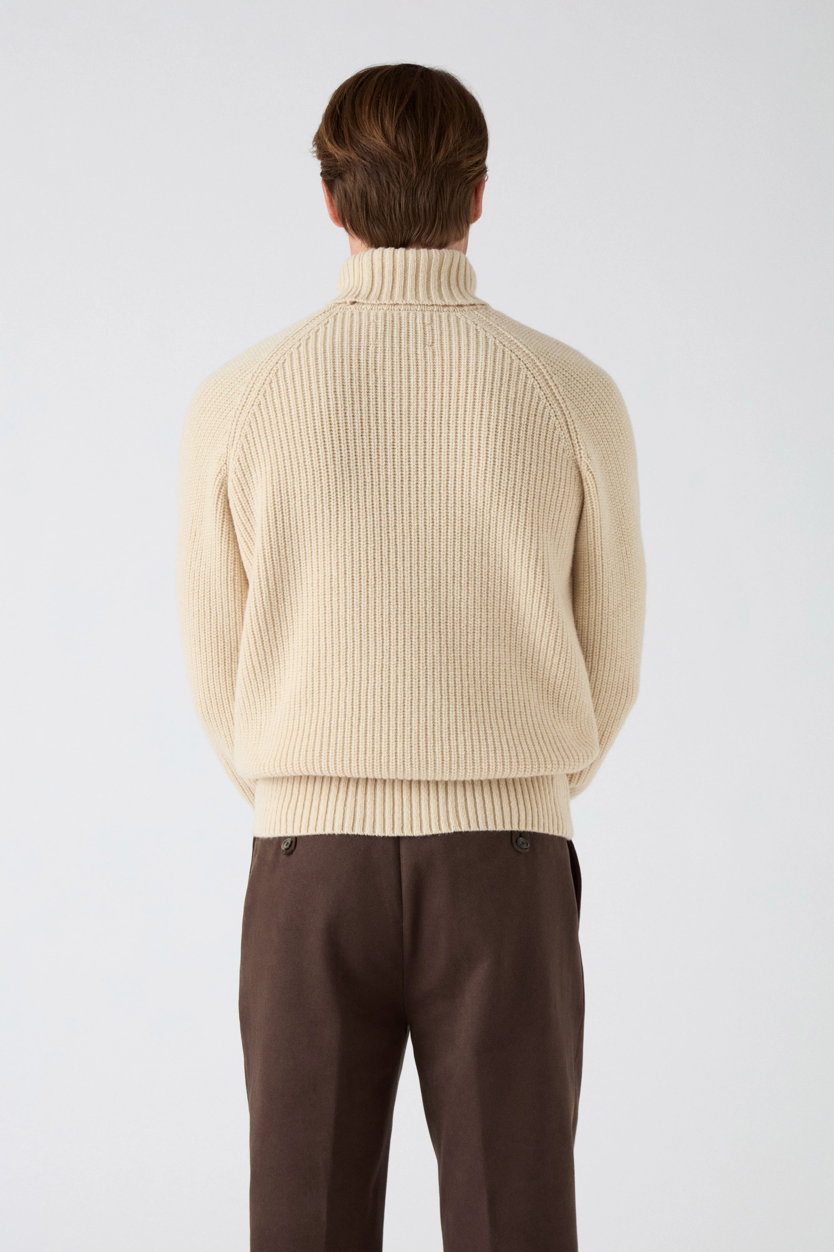 Bernhard Roll Neck Sweater - Natural - Image 3