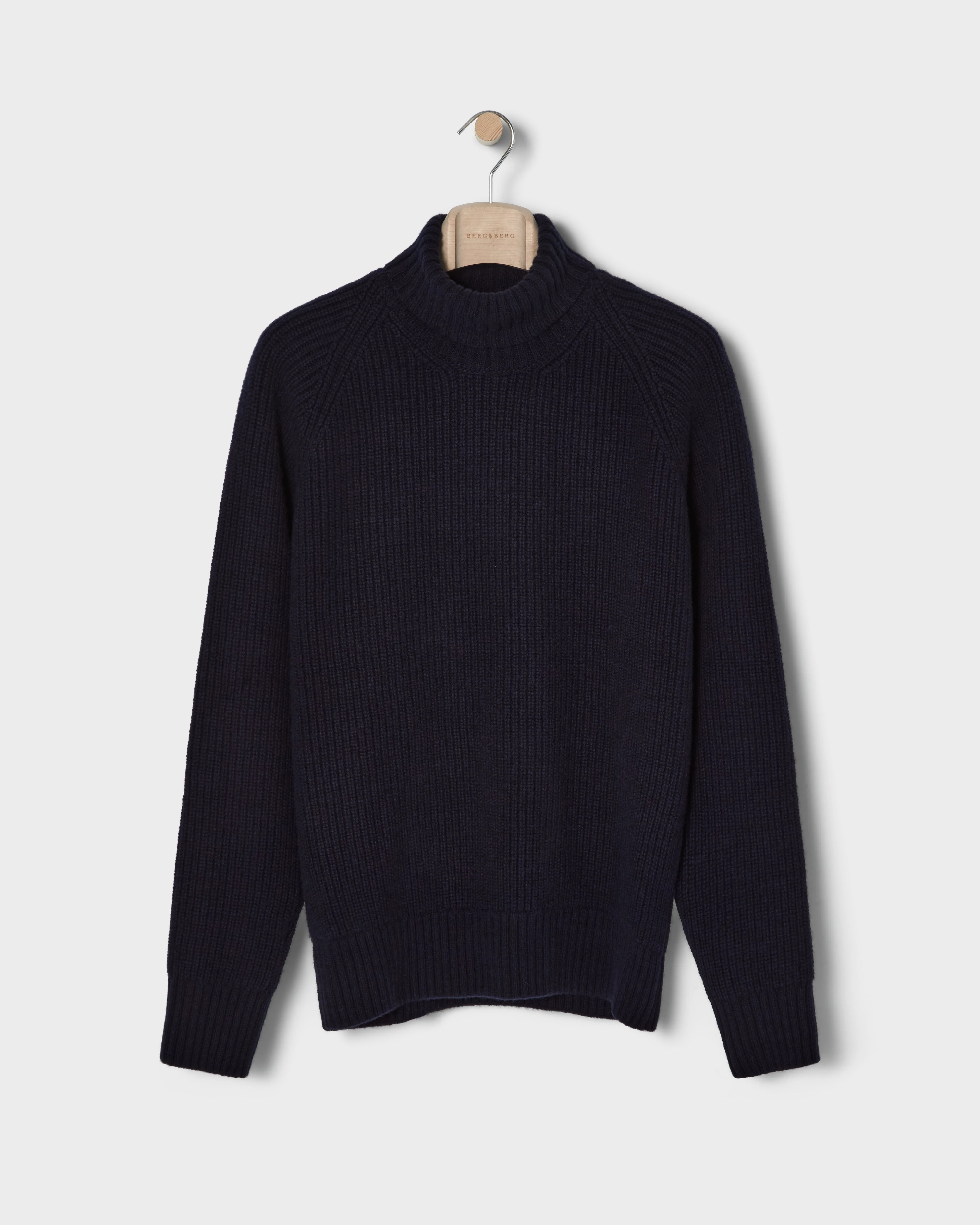 Bernhard Roll Neck Sweater - Navy - Image 4