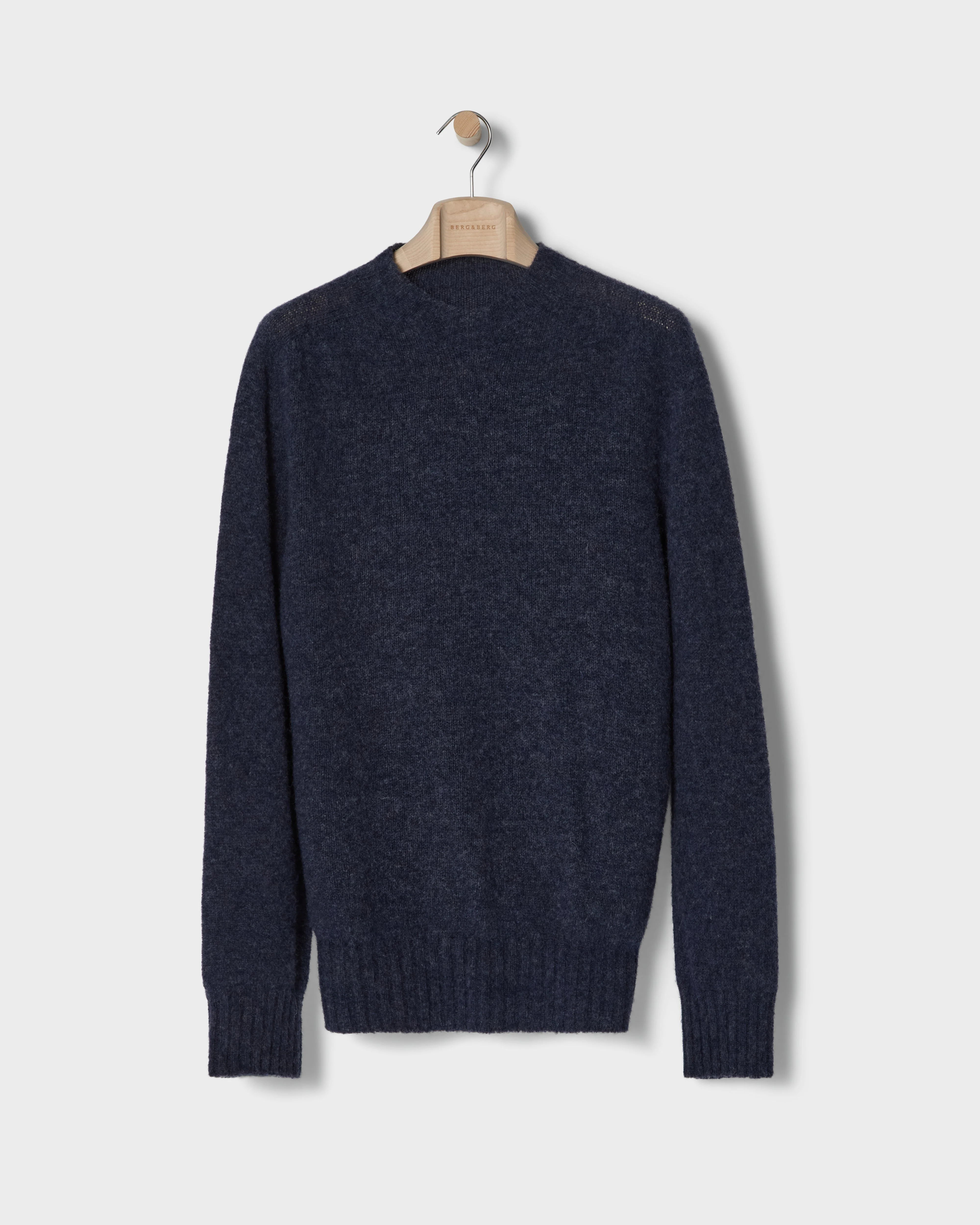 Birger Shaggy Crew Neck - Navy - Image 4