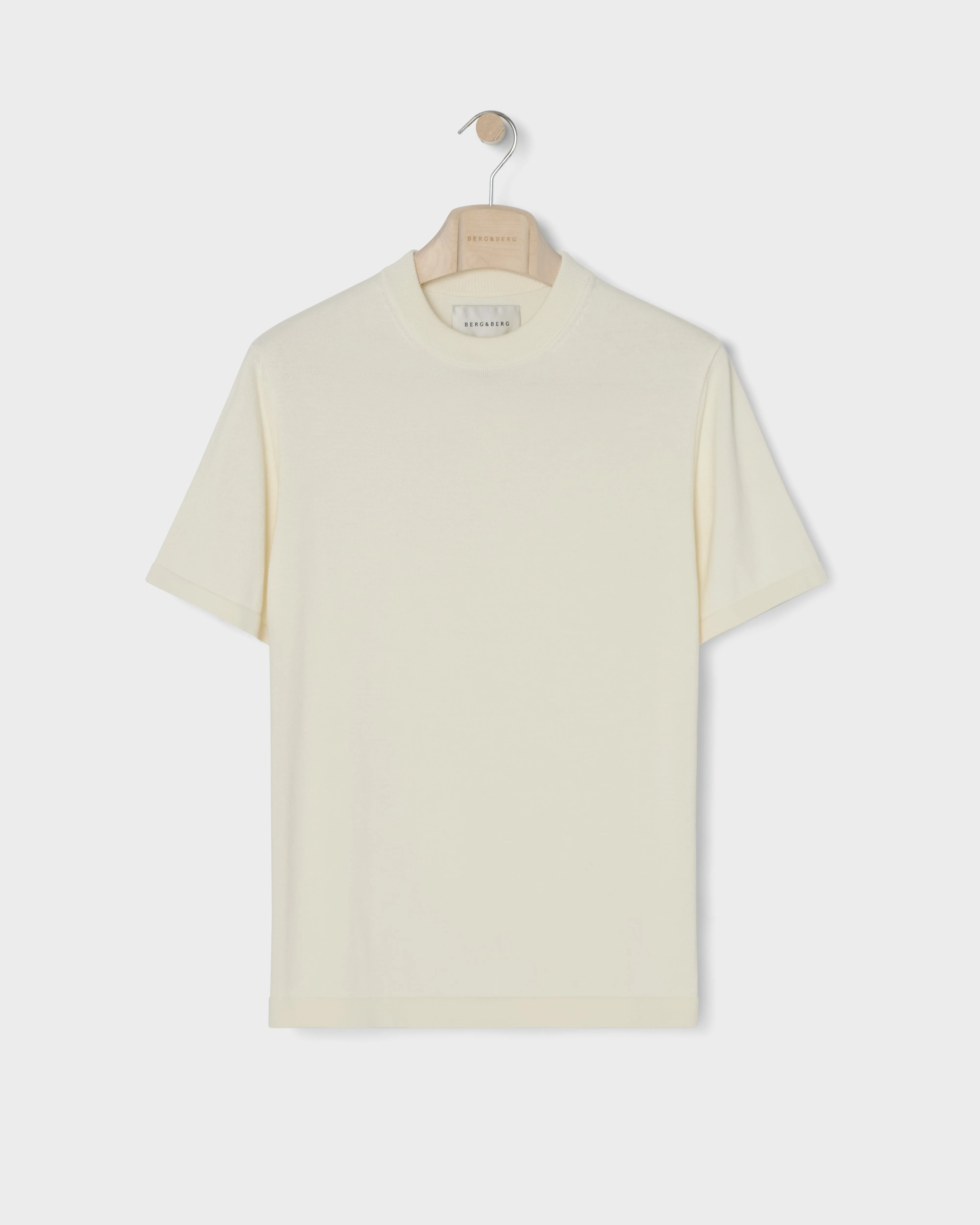 Bo Knitted T-Shirt - Ivory - Image 6