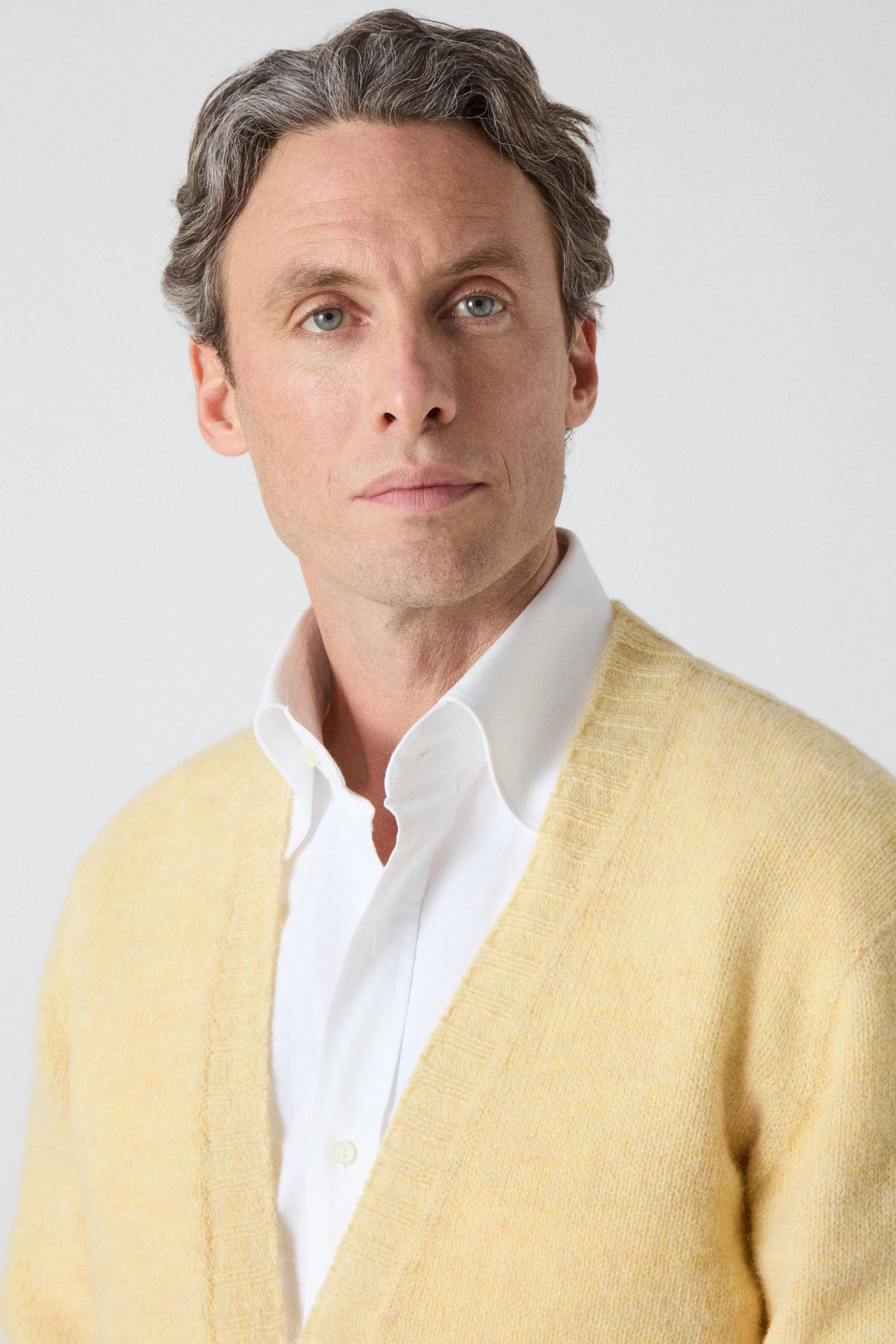 Bosse Shaggy Cardigan - Buttermilk - Image 4