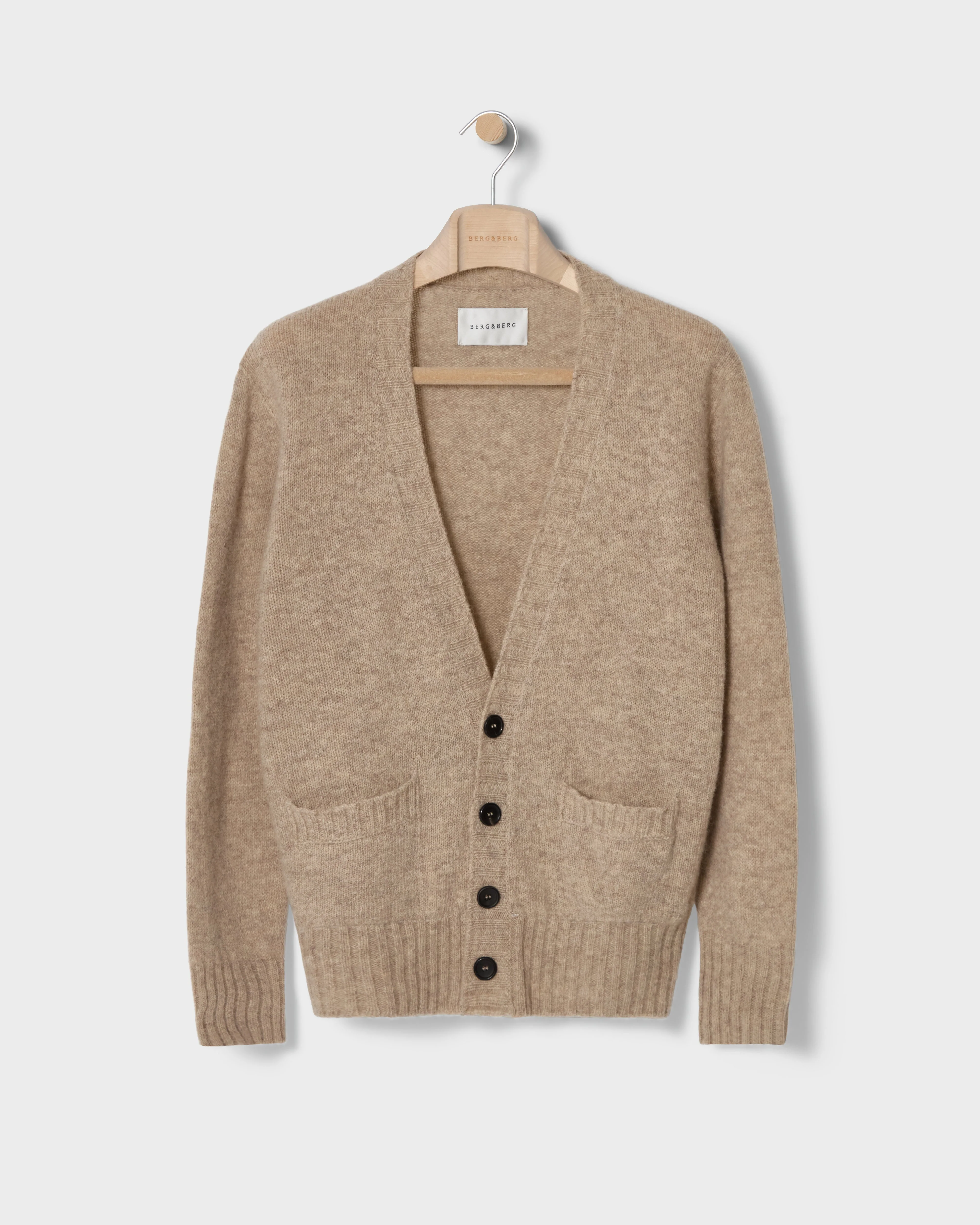Bosse Shaggy Cardigan - Oatmeal - Image 5