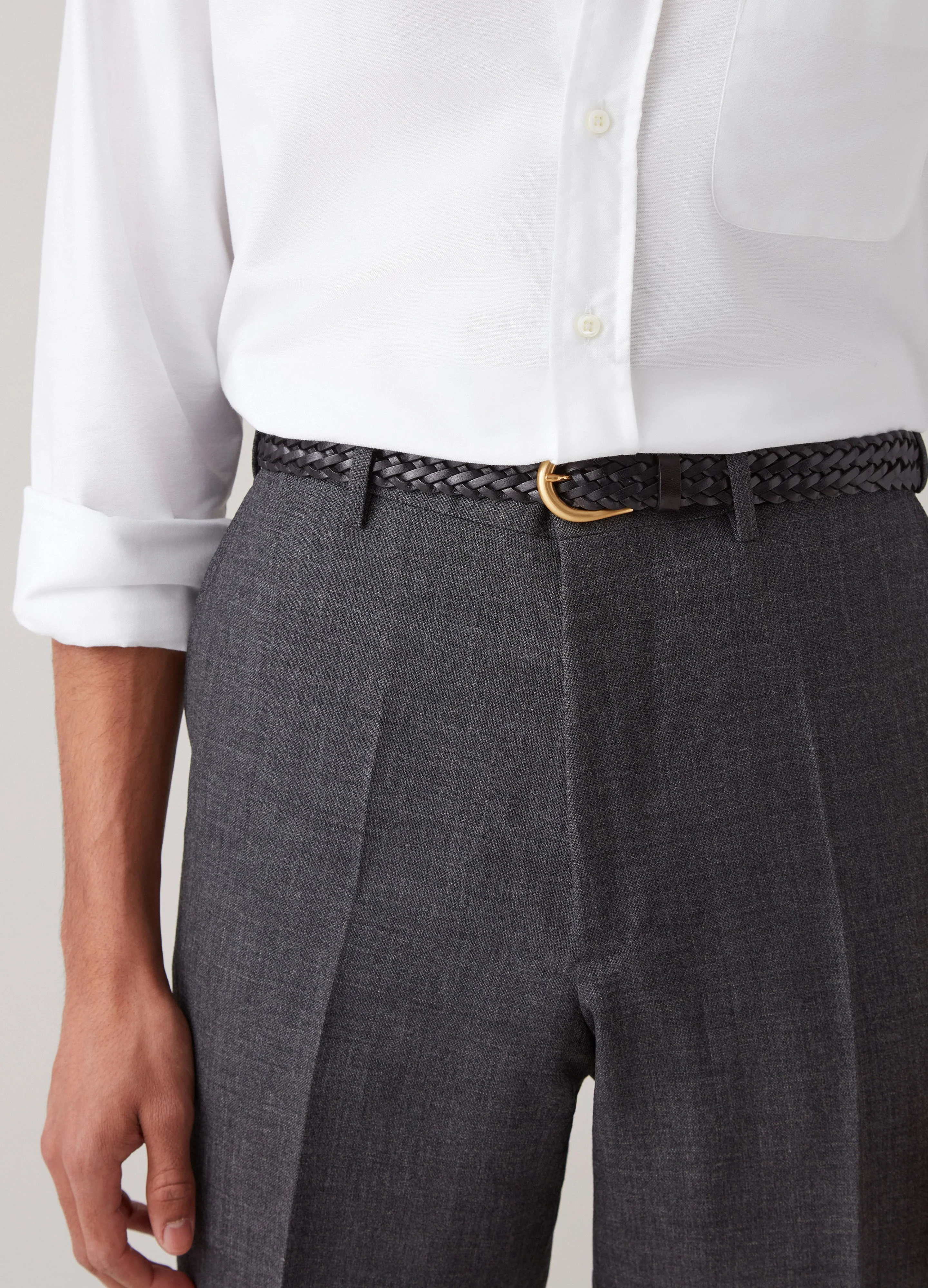 Braided Belt - Black - Image 3