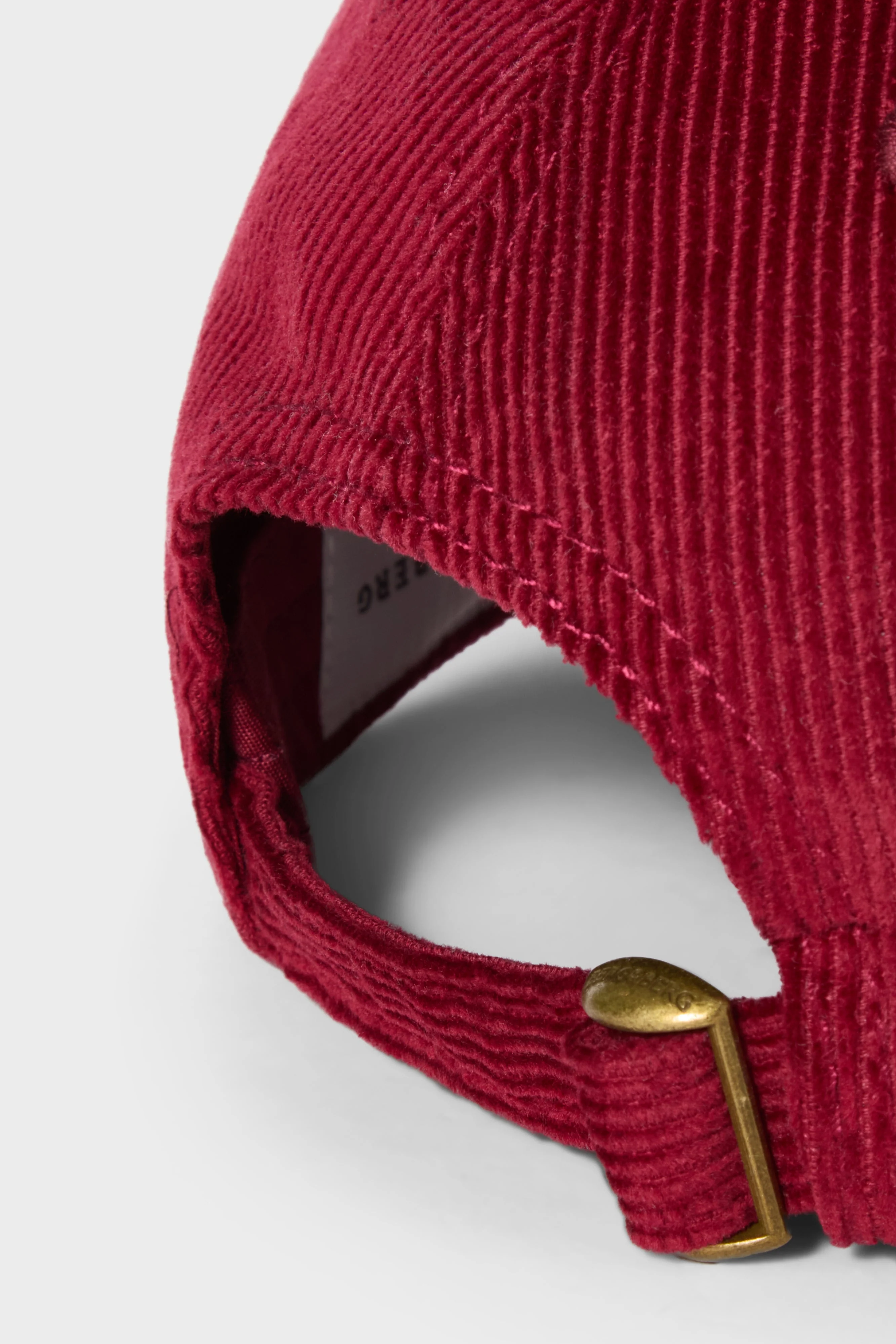 Corduroy Dad Cap - Burgundy - Image 4