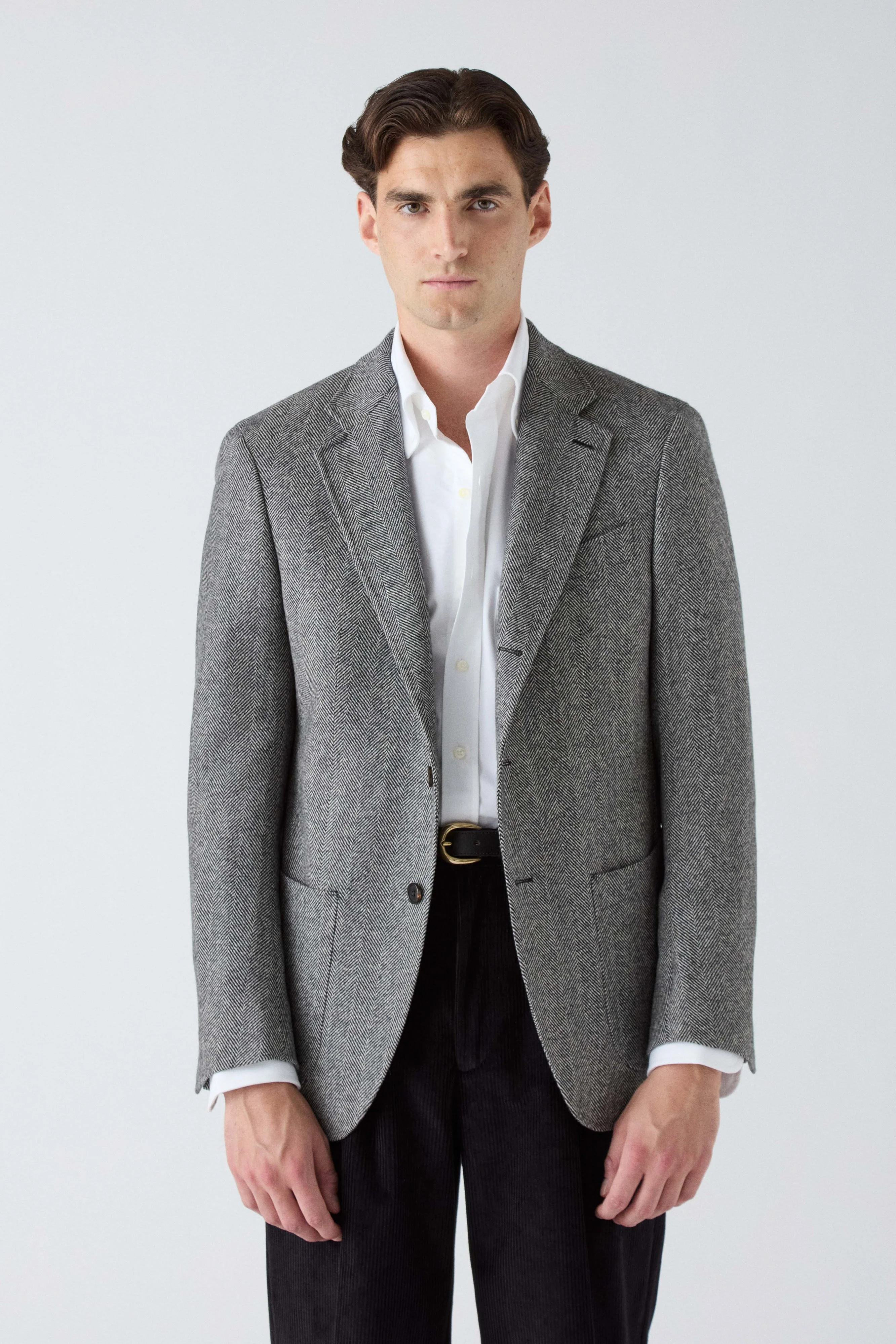 Dag Sport Herringbone Jacket - Black/White - Image 3