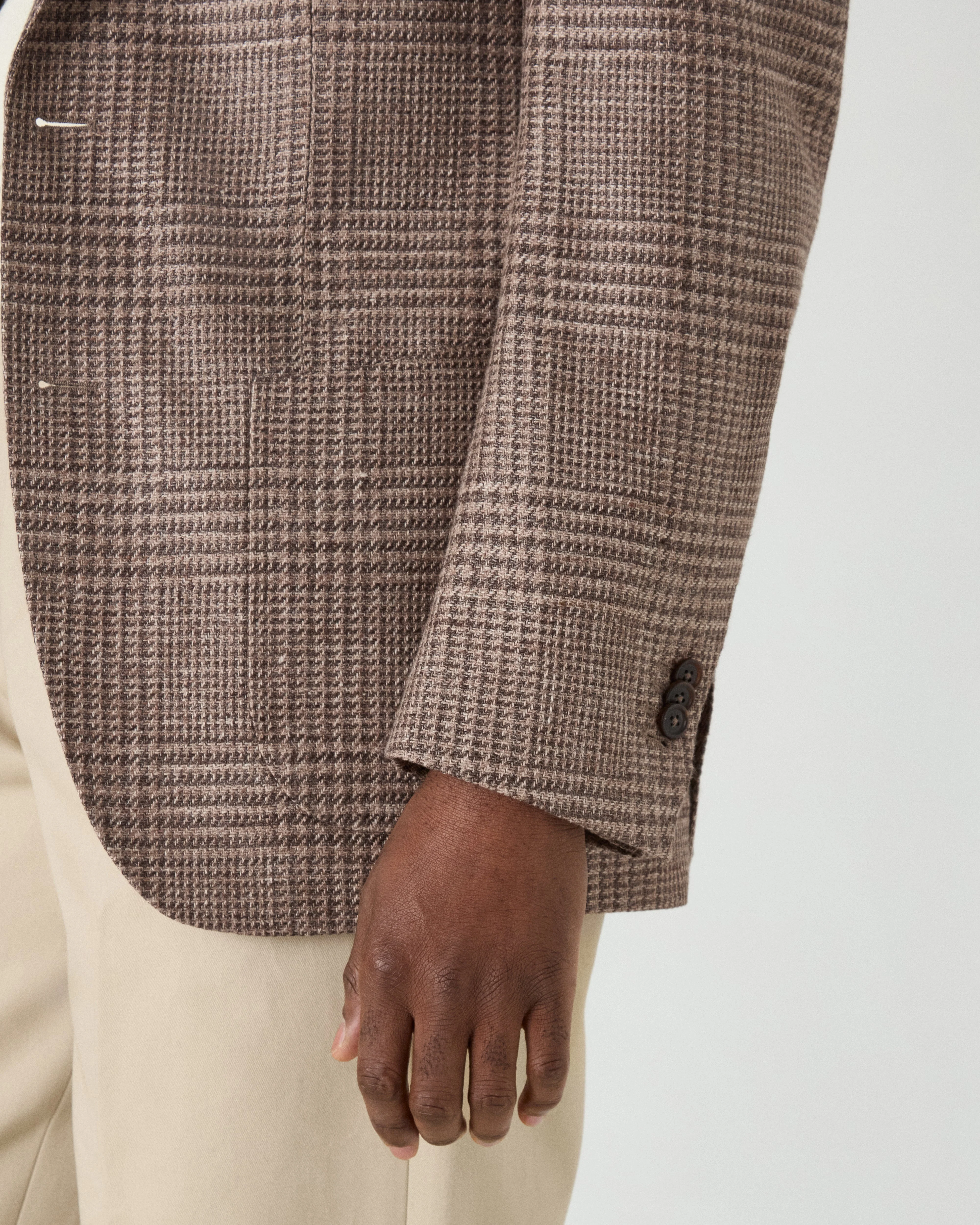 Dag Sport Summer Tweed Jacket - Brown/Nougat - Image 3