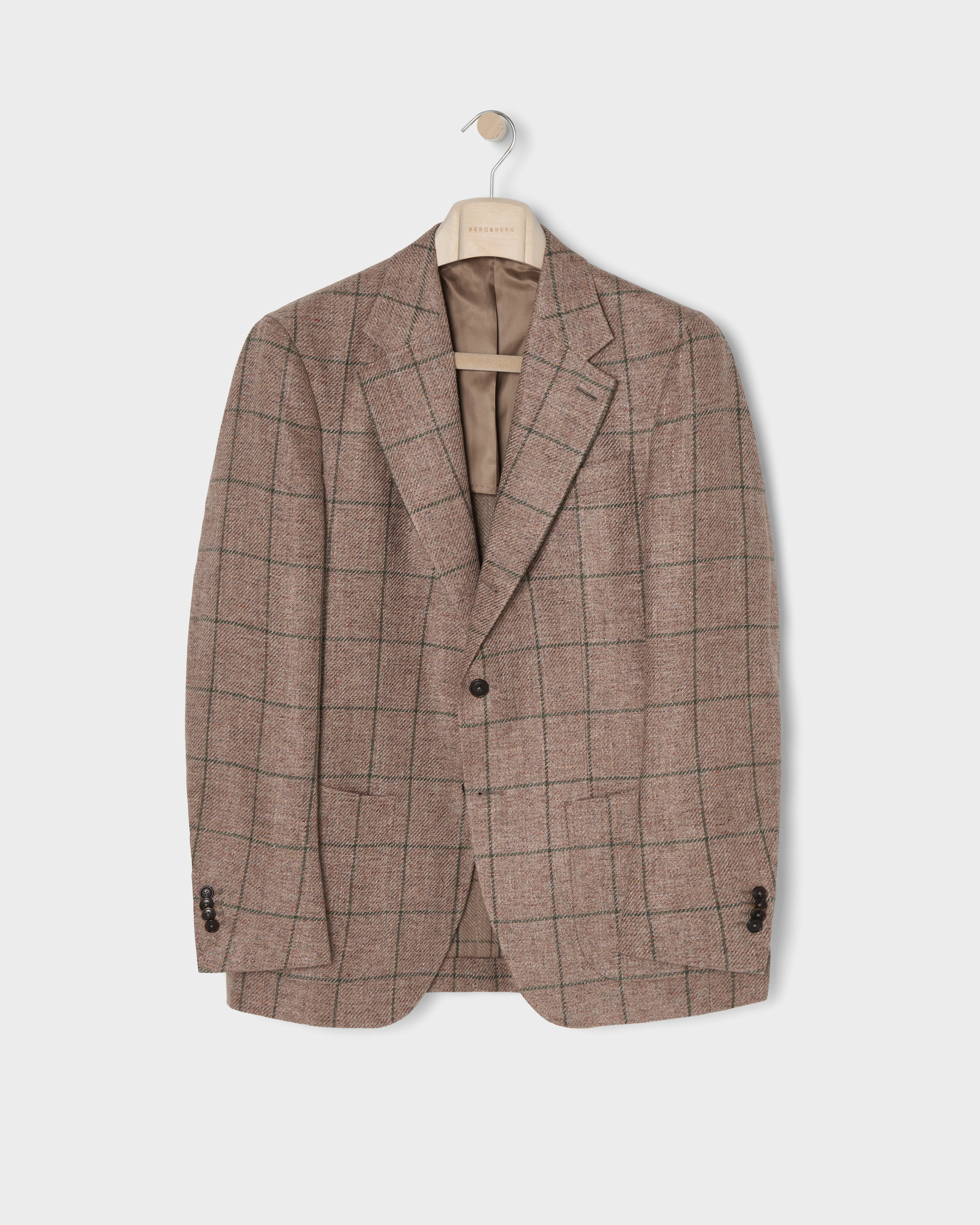 Dag Sport Summer Tweed Jacket - Nougat/Green - Image 3