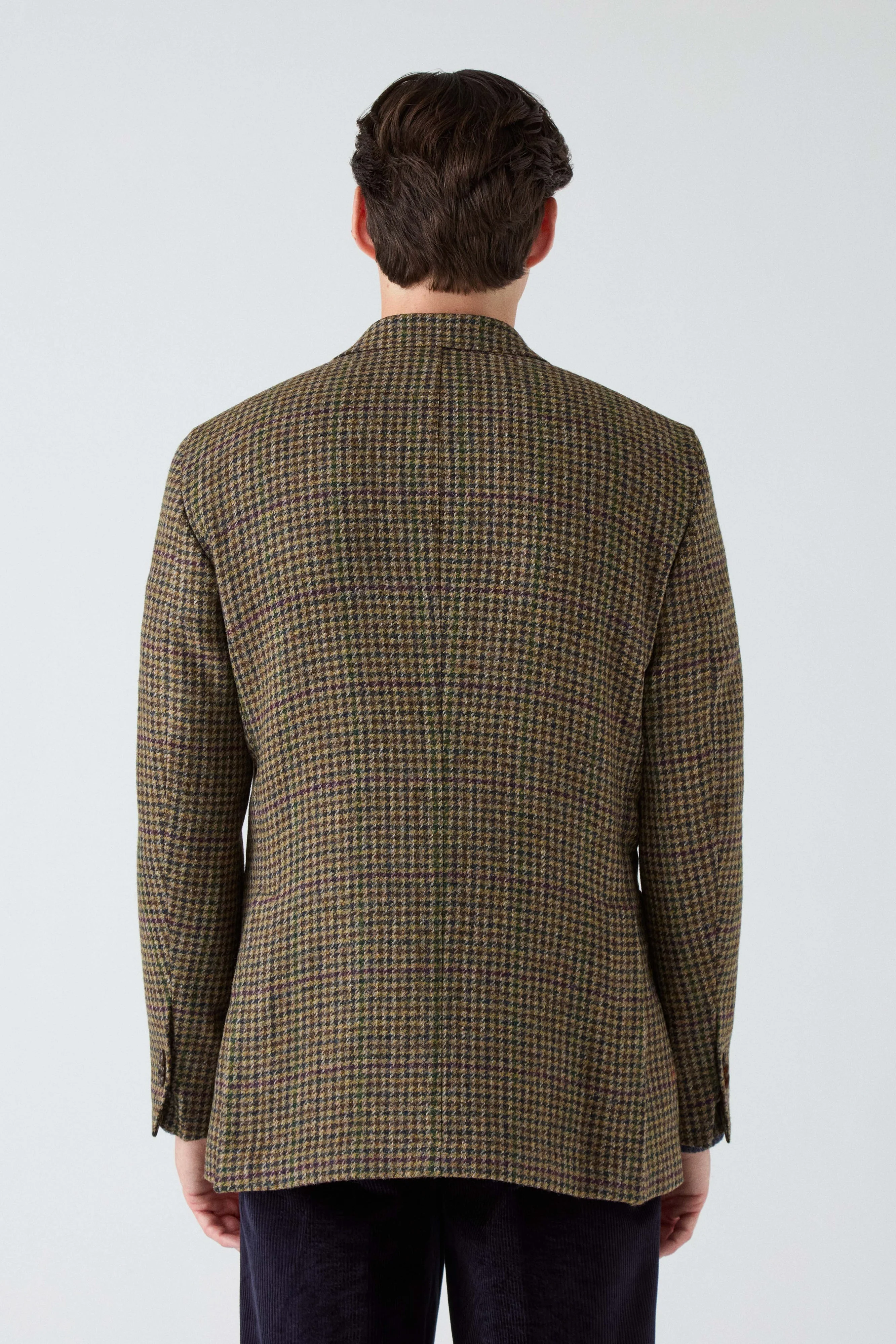 Dag Sport Tweed Jacket - Brown/Green/Purple - Image 3