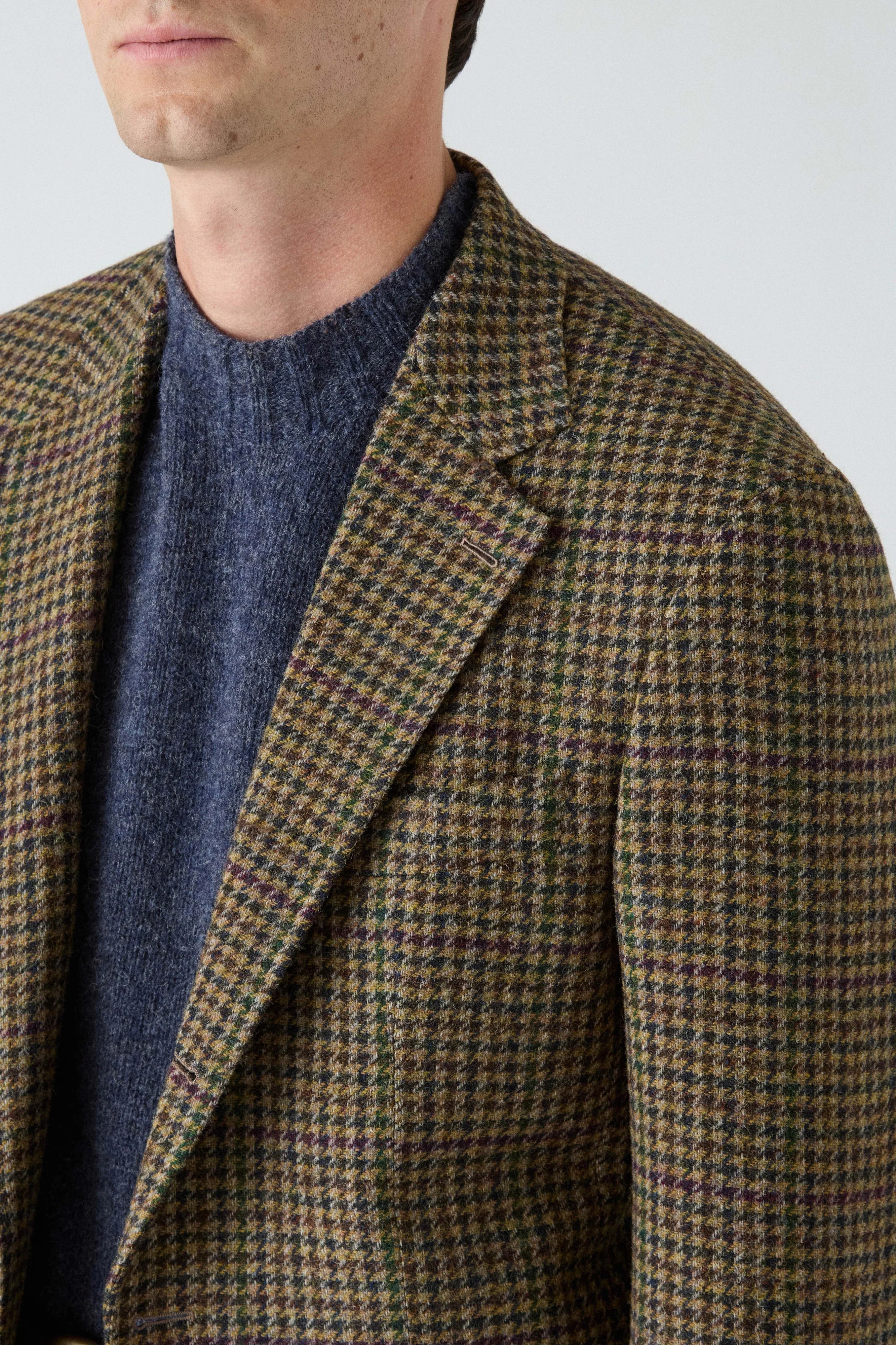 Dag Sport Tweed Jacket - Brown/Green/Purple - Image 4