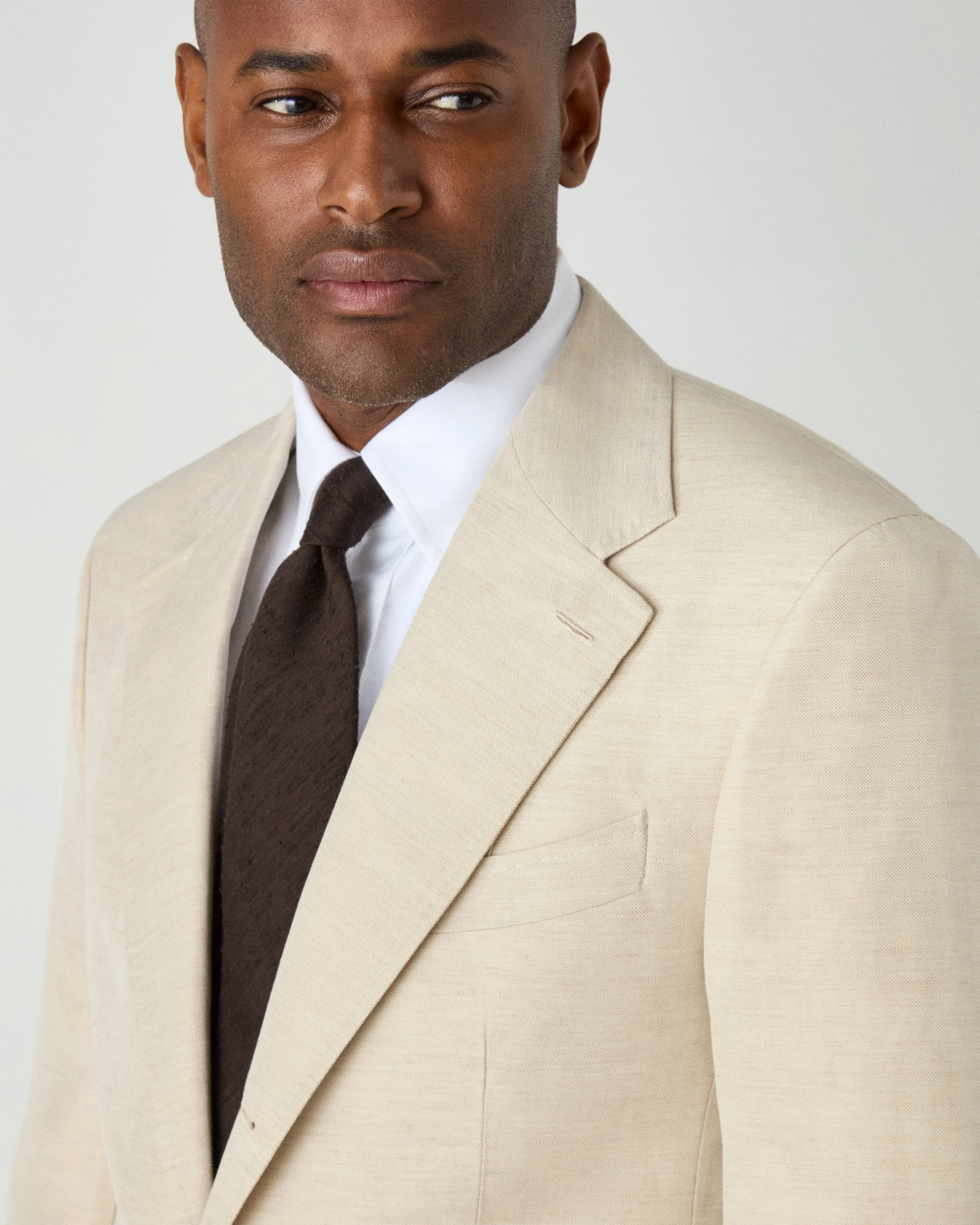 Dag Sport Wool/Linen Suit Jacket - Sand - Image 2