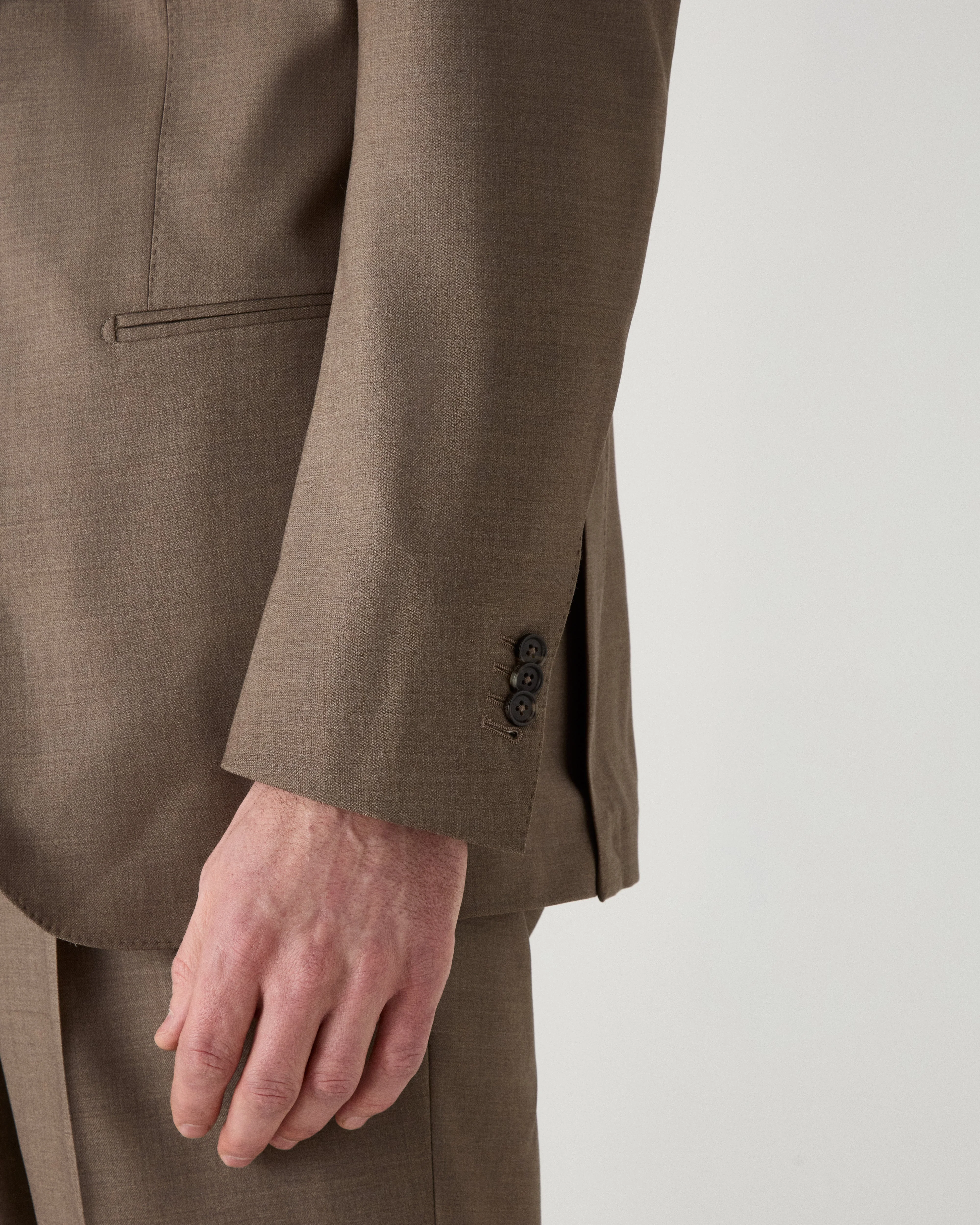Dag Twill Suit - Taupe - Image 3