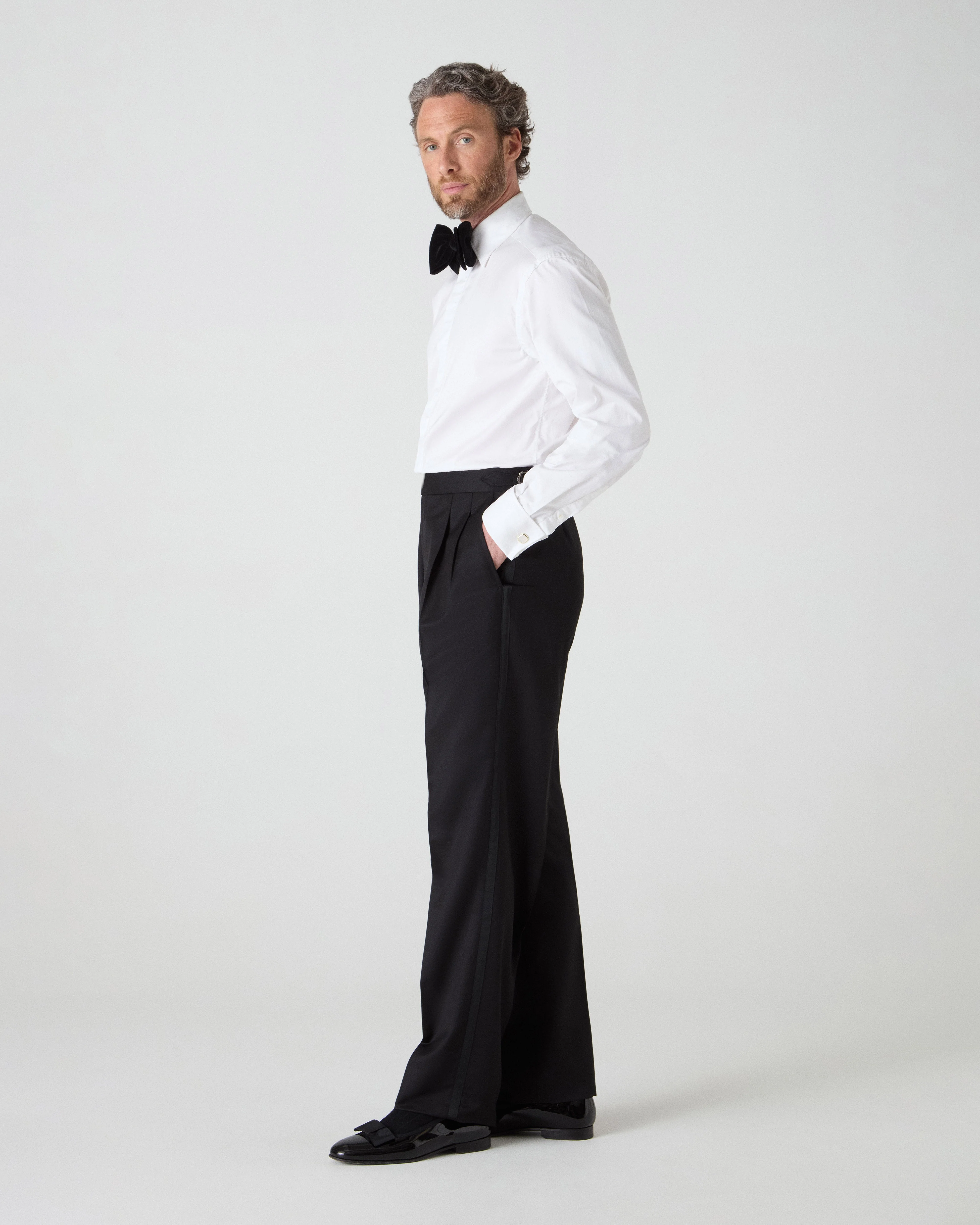 Damien Double Breasted Tuxedo - Black - Image 6