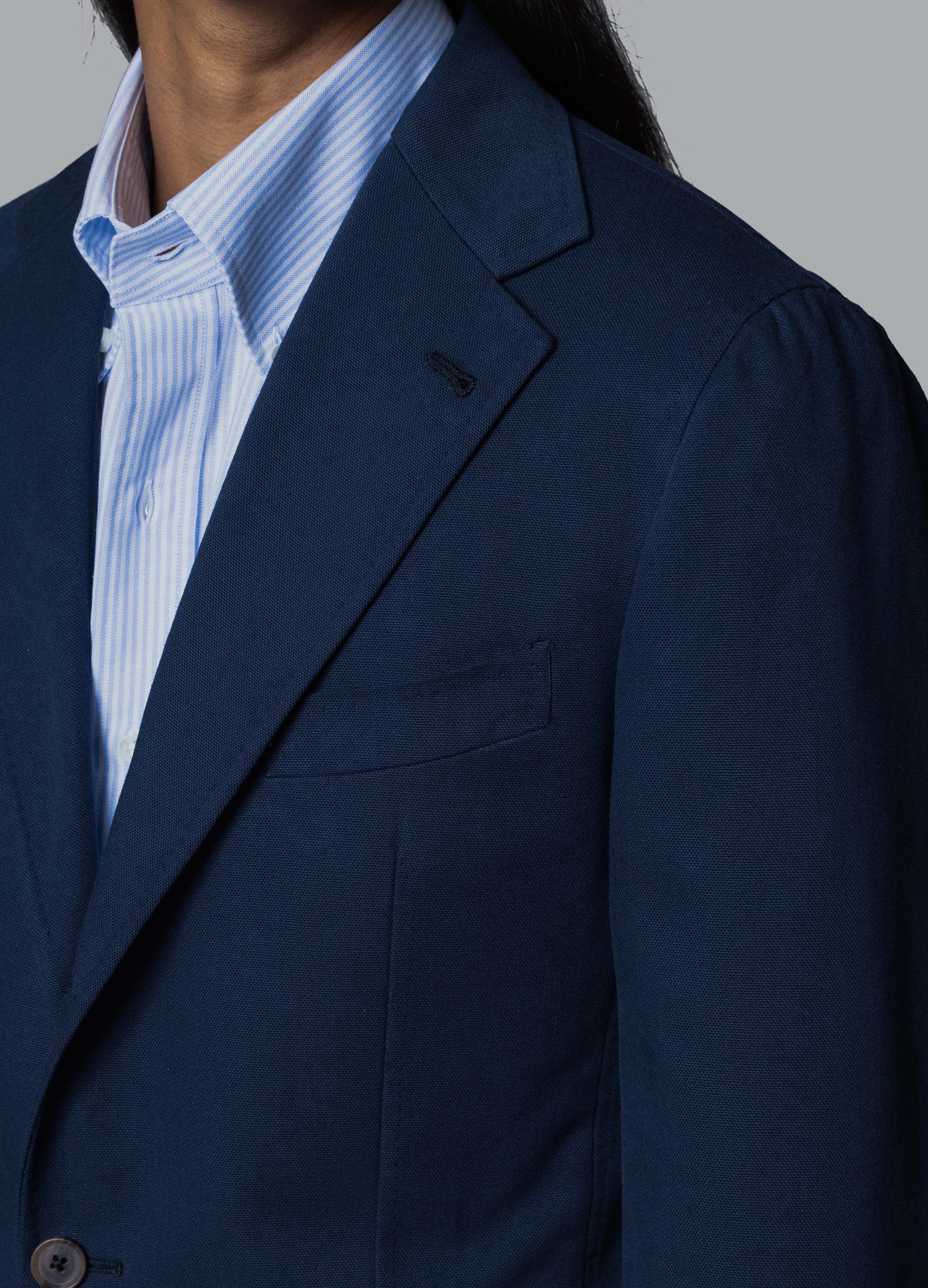 Dan Sport Cotton Blazer - Dark Navy - Image 2