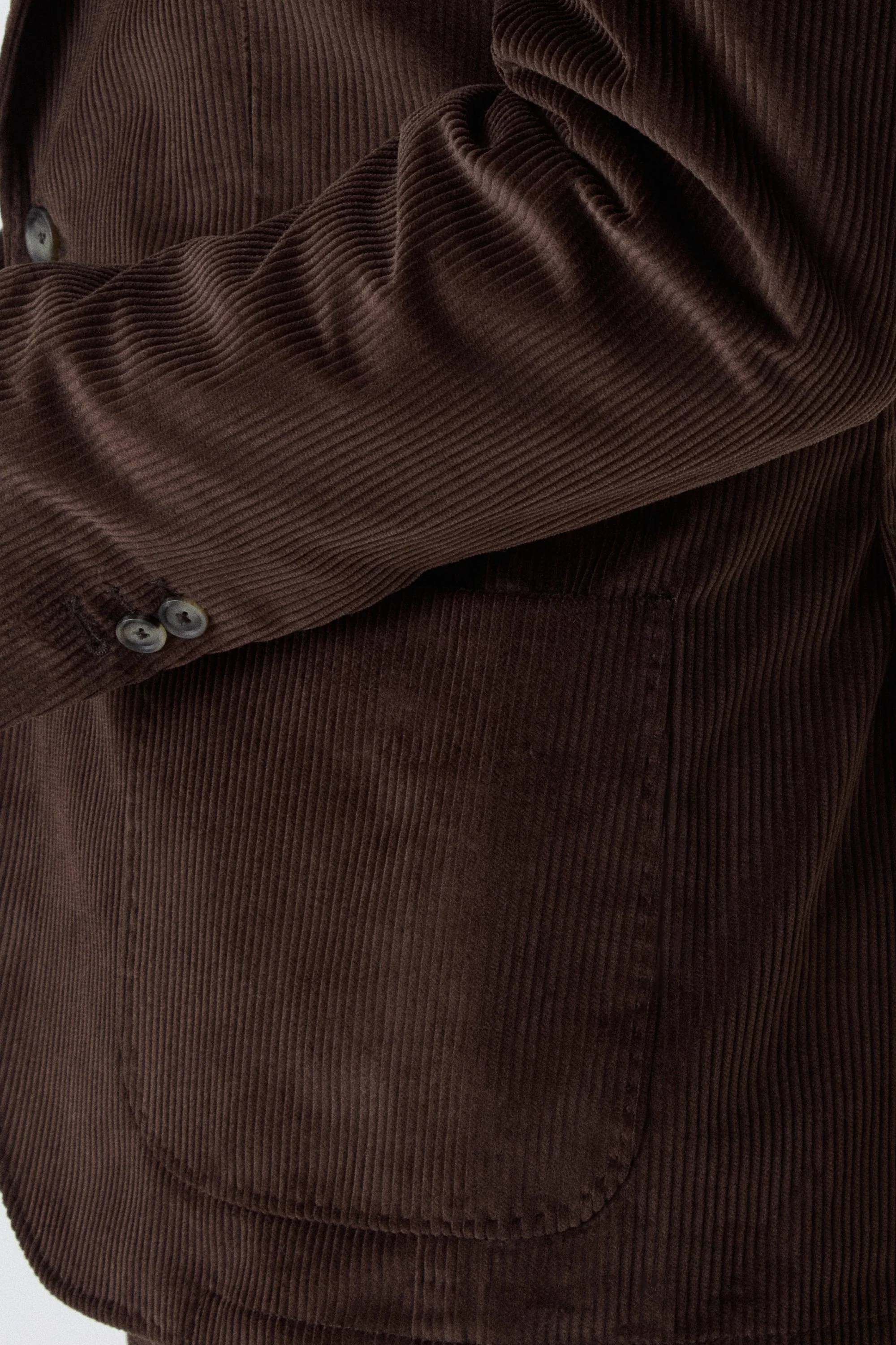 Dante Unlined Corduroy Jacket - Brown - Image 3