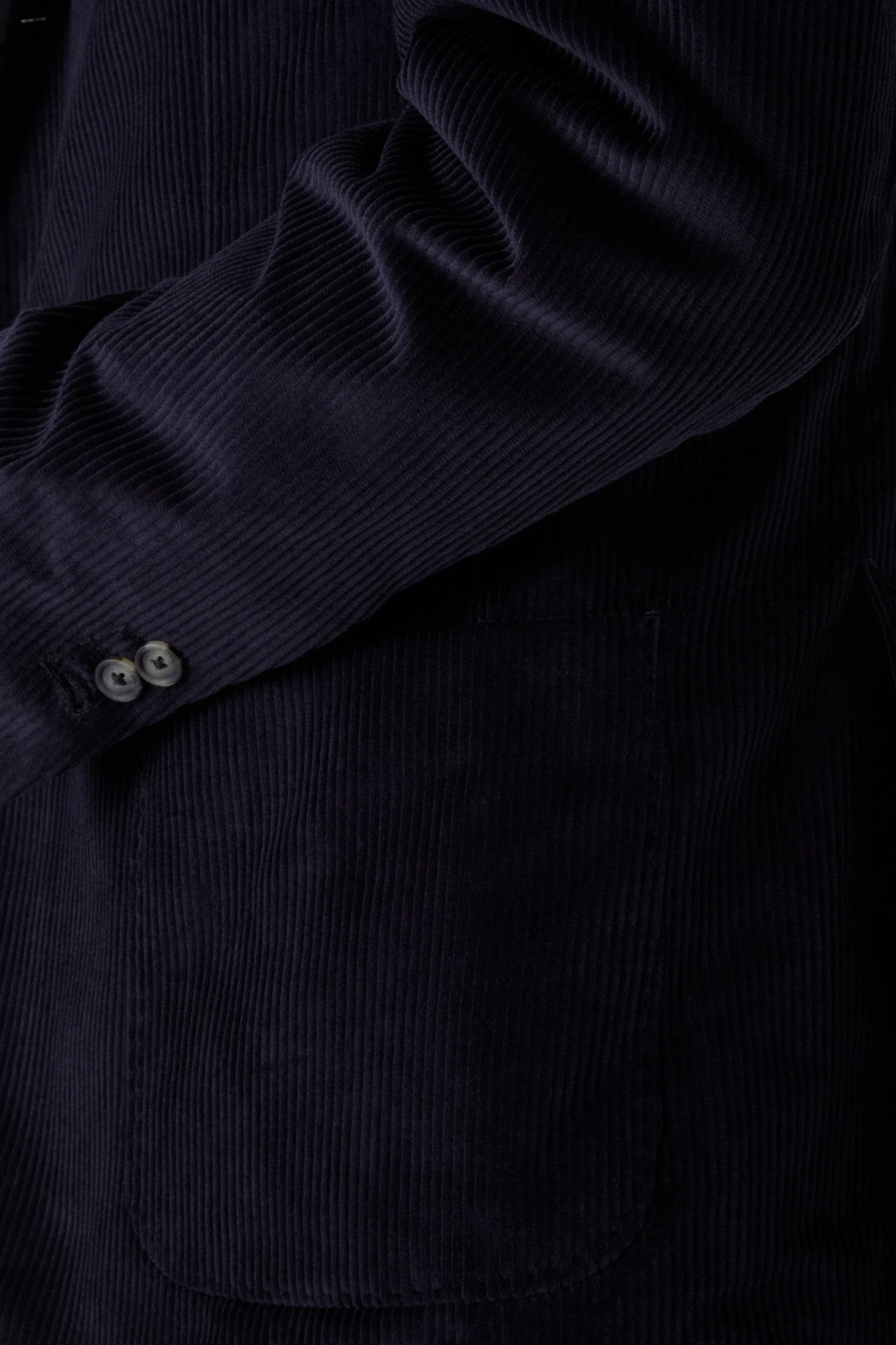 Dante Unlined Corduroy Jacket - Navy - Image 3