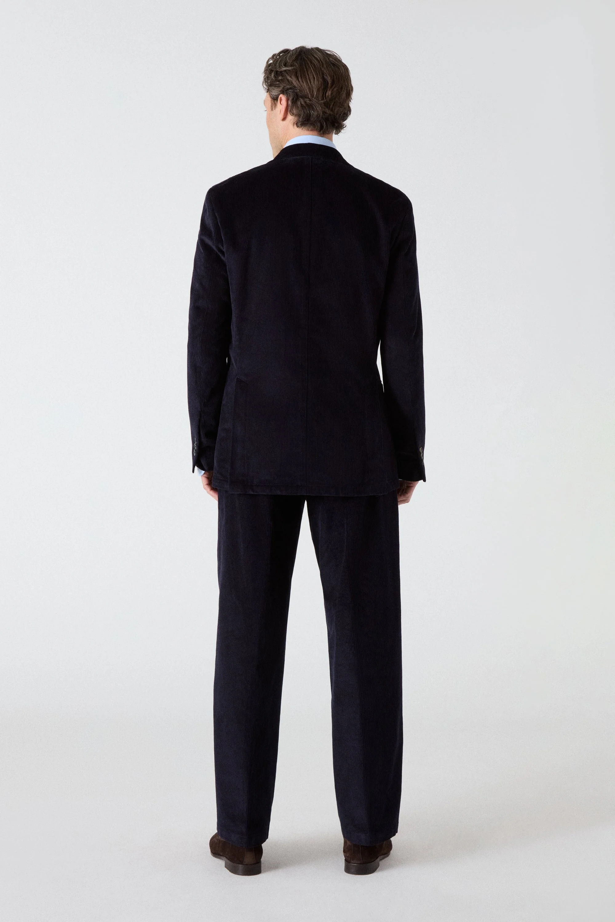 Dante Unlined Corduroy Jacket - Navy - Image 5