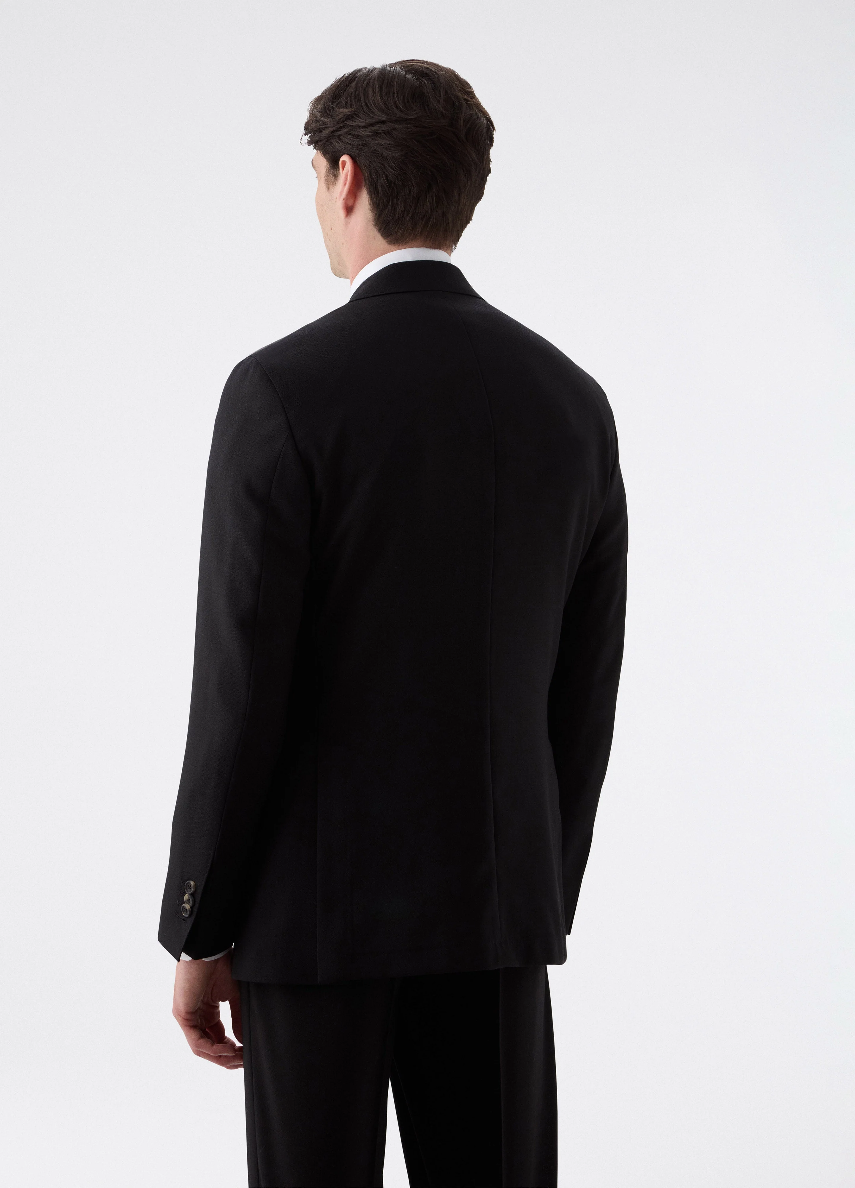 Don High Twist Suit Jacket - Black - Image 3