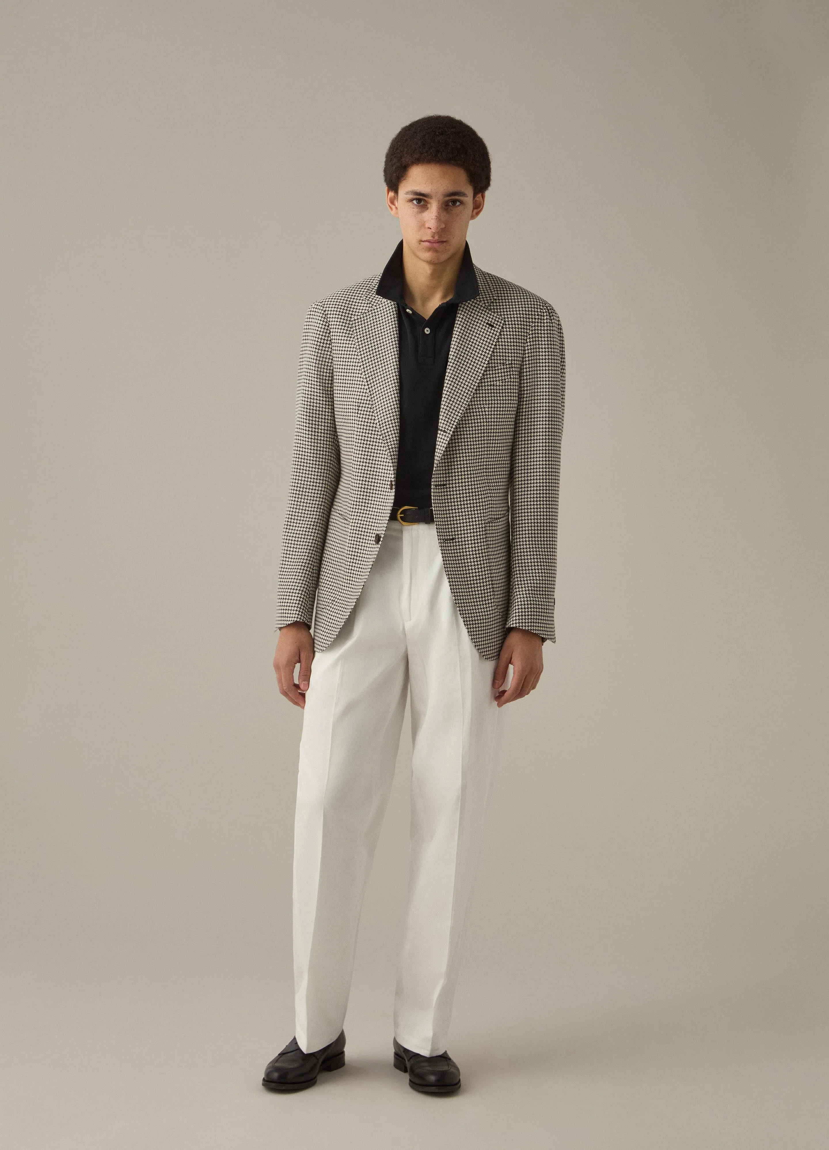 Don Sport Pepita Jacket - Chocolate/Cream