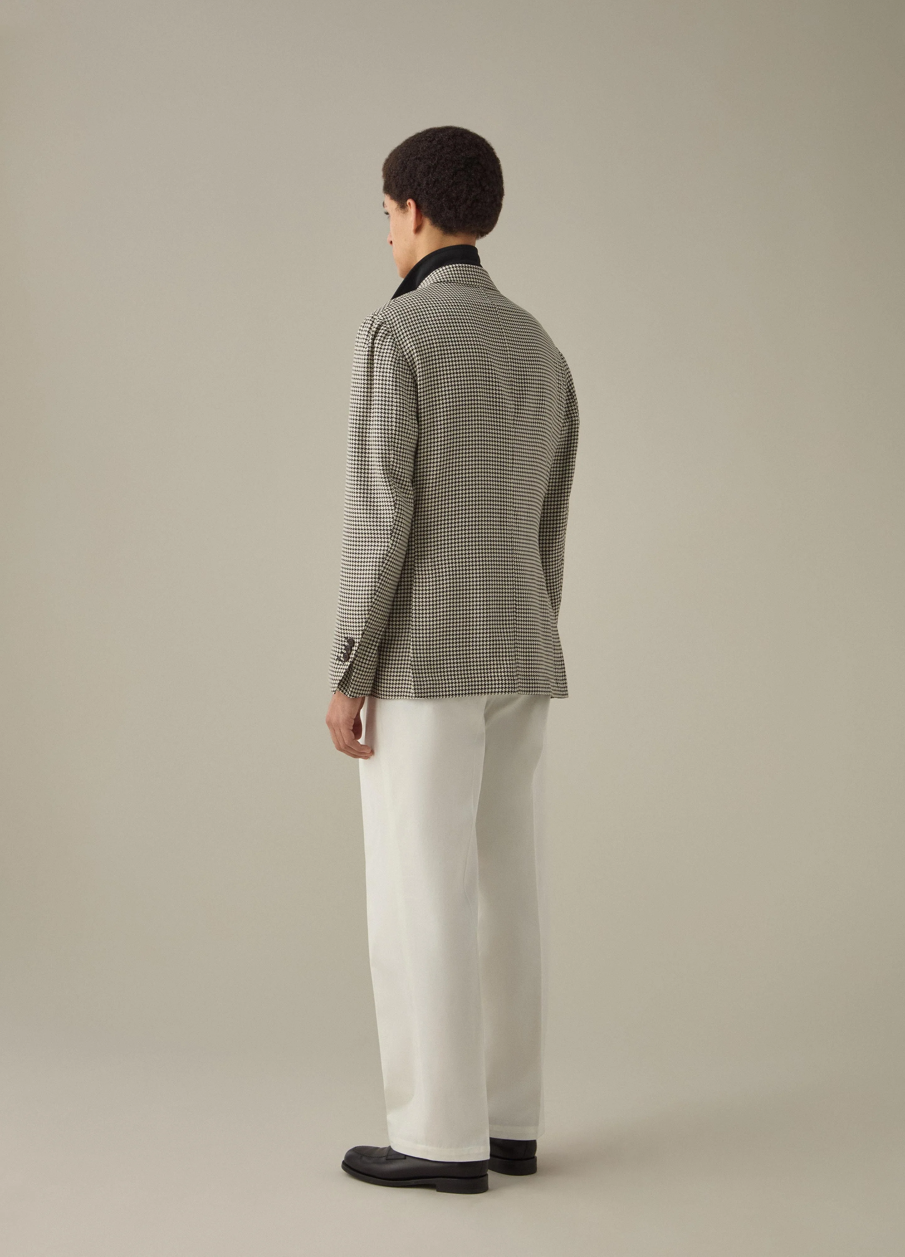 Don Sport Pepita Jacket - Chocolate/Cream - Image 3