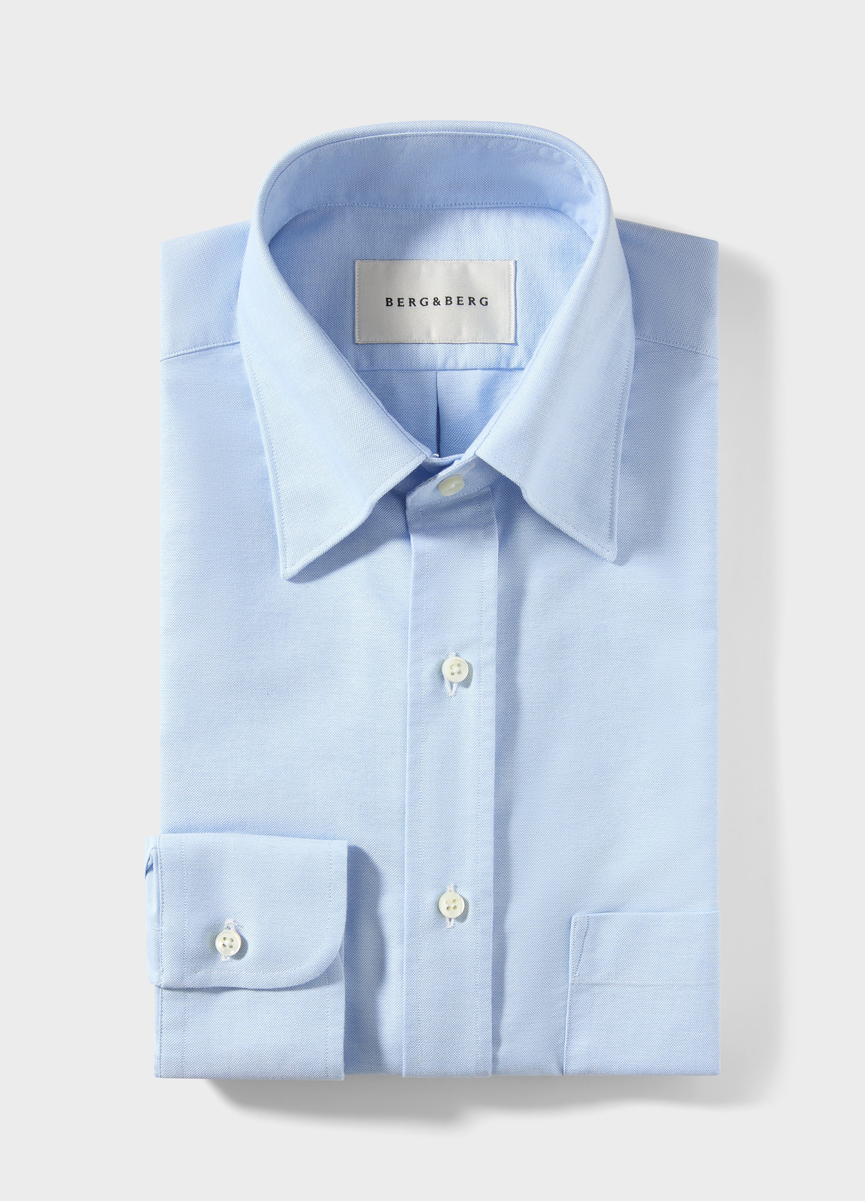 Fabian Oxford Turndown Collar Shirt - Light Blue - Image 3