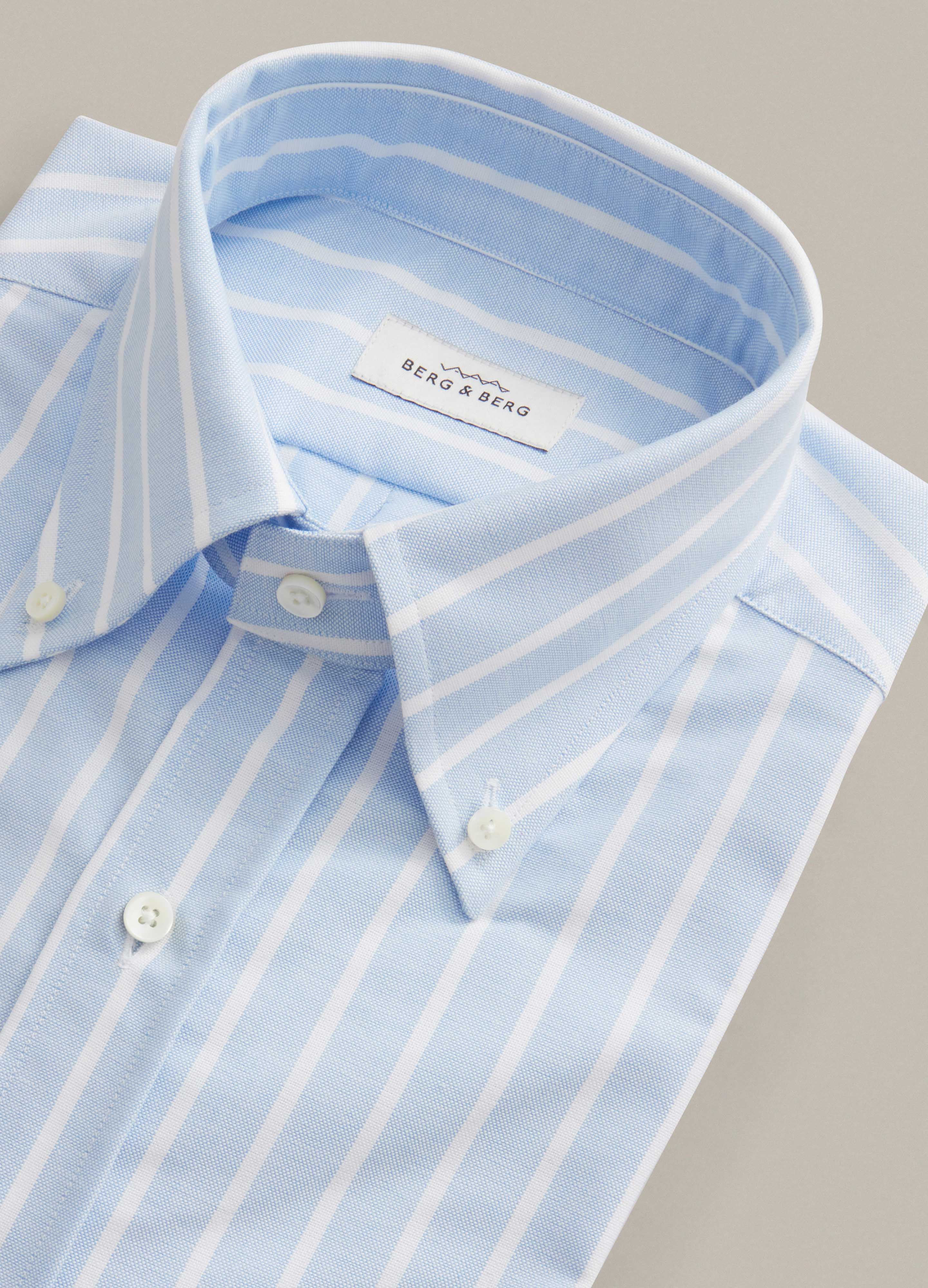 Ferdinand Button Down Shirt - Blue/White - Image 2