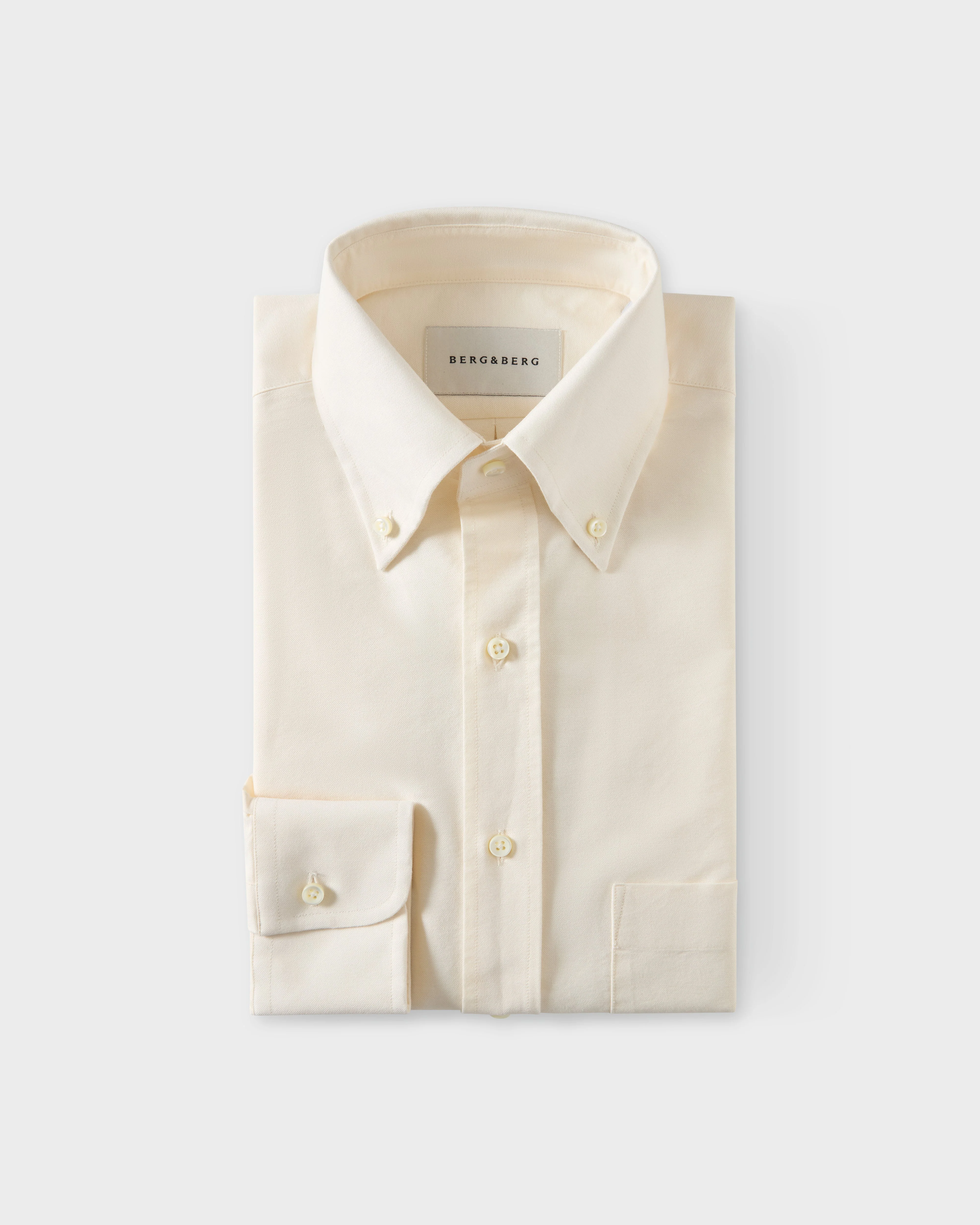 Ferdinand Oxford Button Down Shirt - Ivory - Image 7