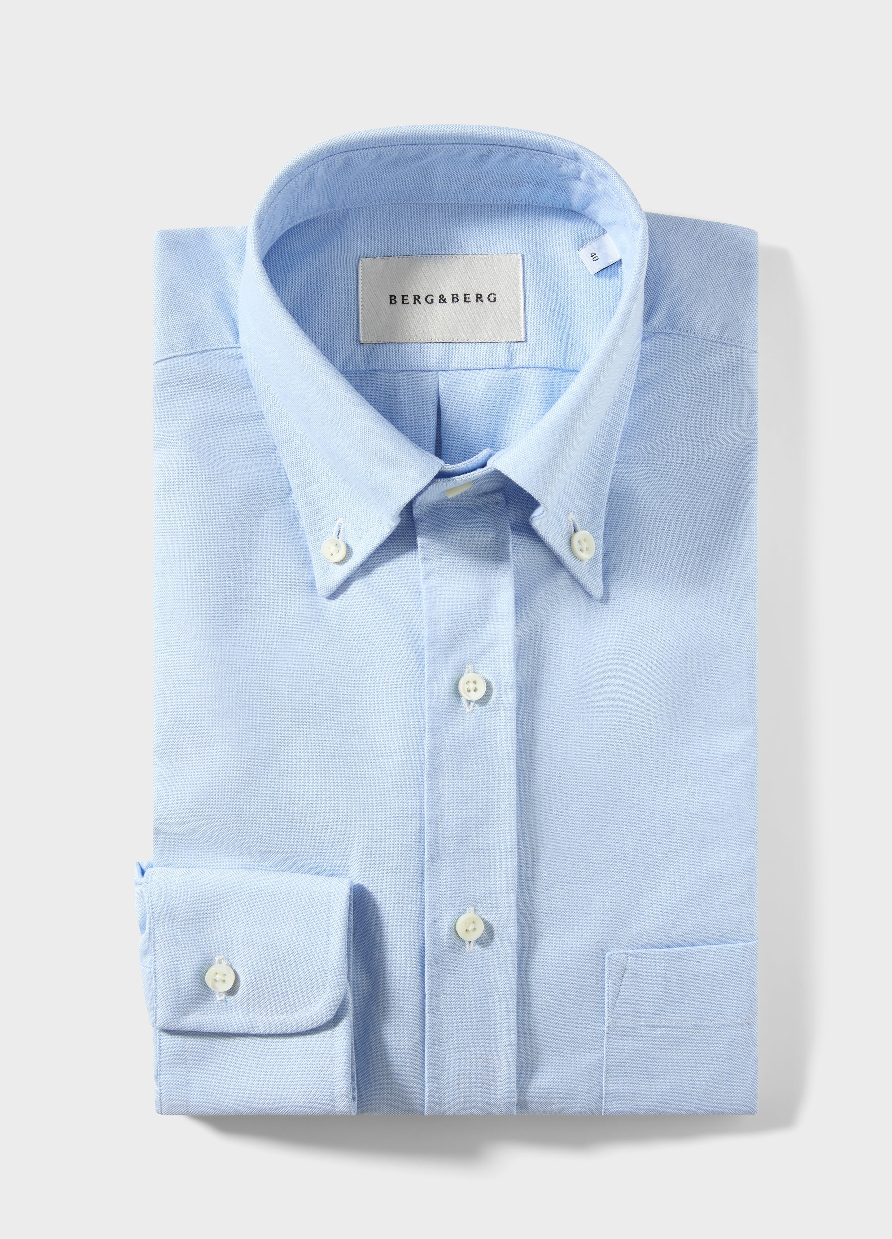 Ferdinand Oxford Button Down Shirt - Light Blue - Image 3