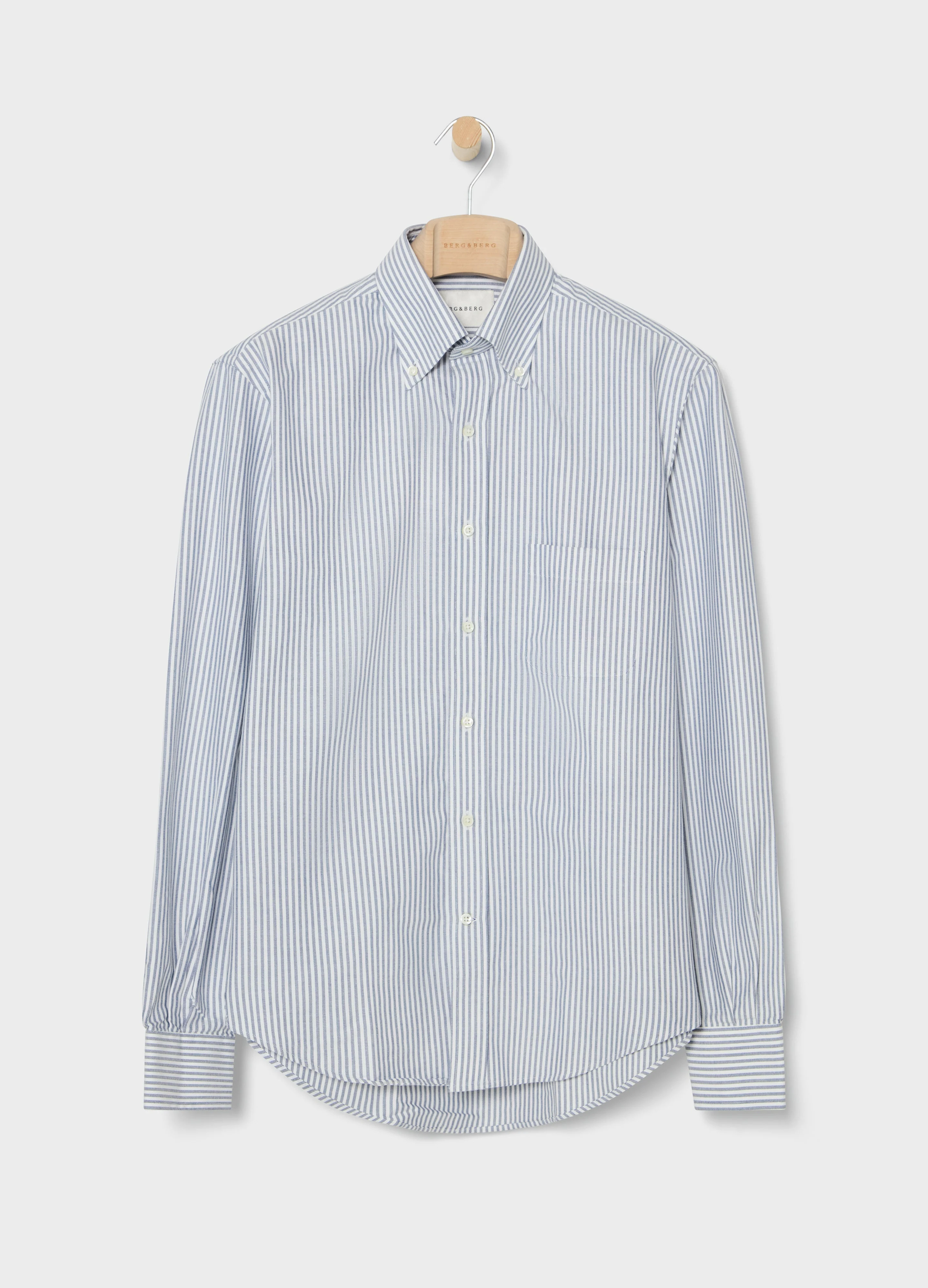 Ferdinand Oxford Button Down Shirt - White/Navy - Image 5