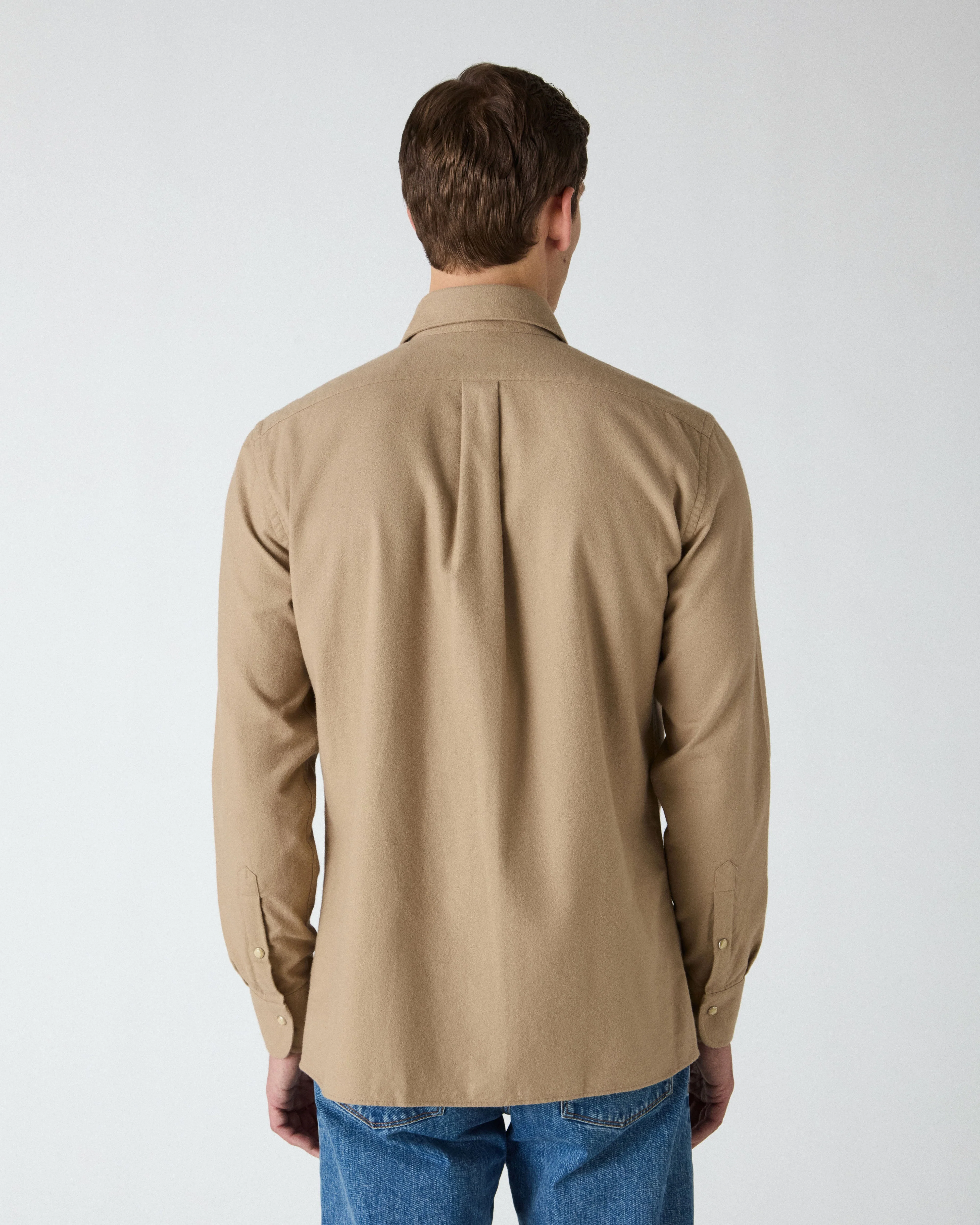 Fernando Western Shirt - Camel - Image 4
