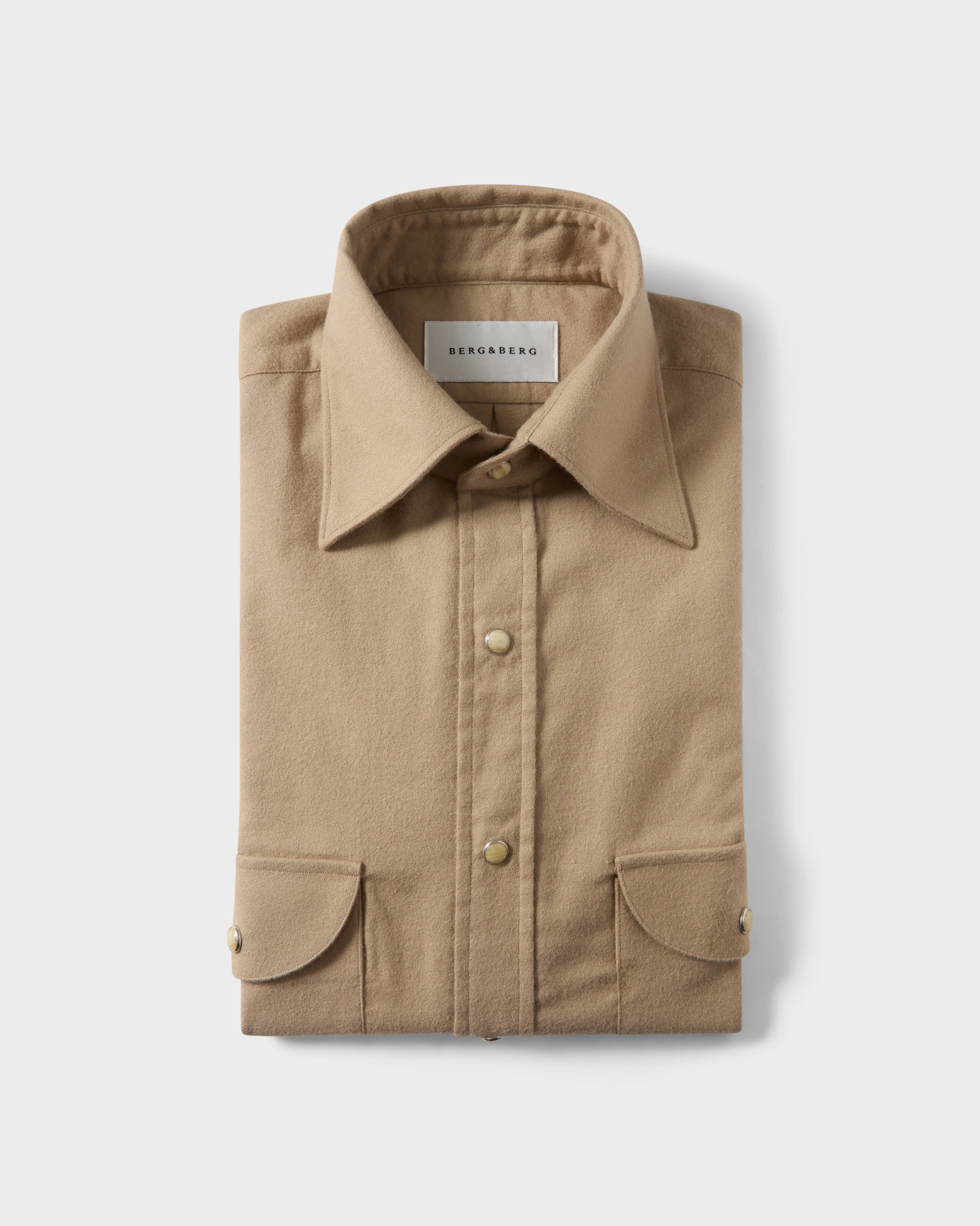 Fernando Western Shirt - Camel - Image 7
