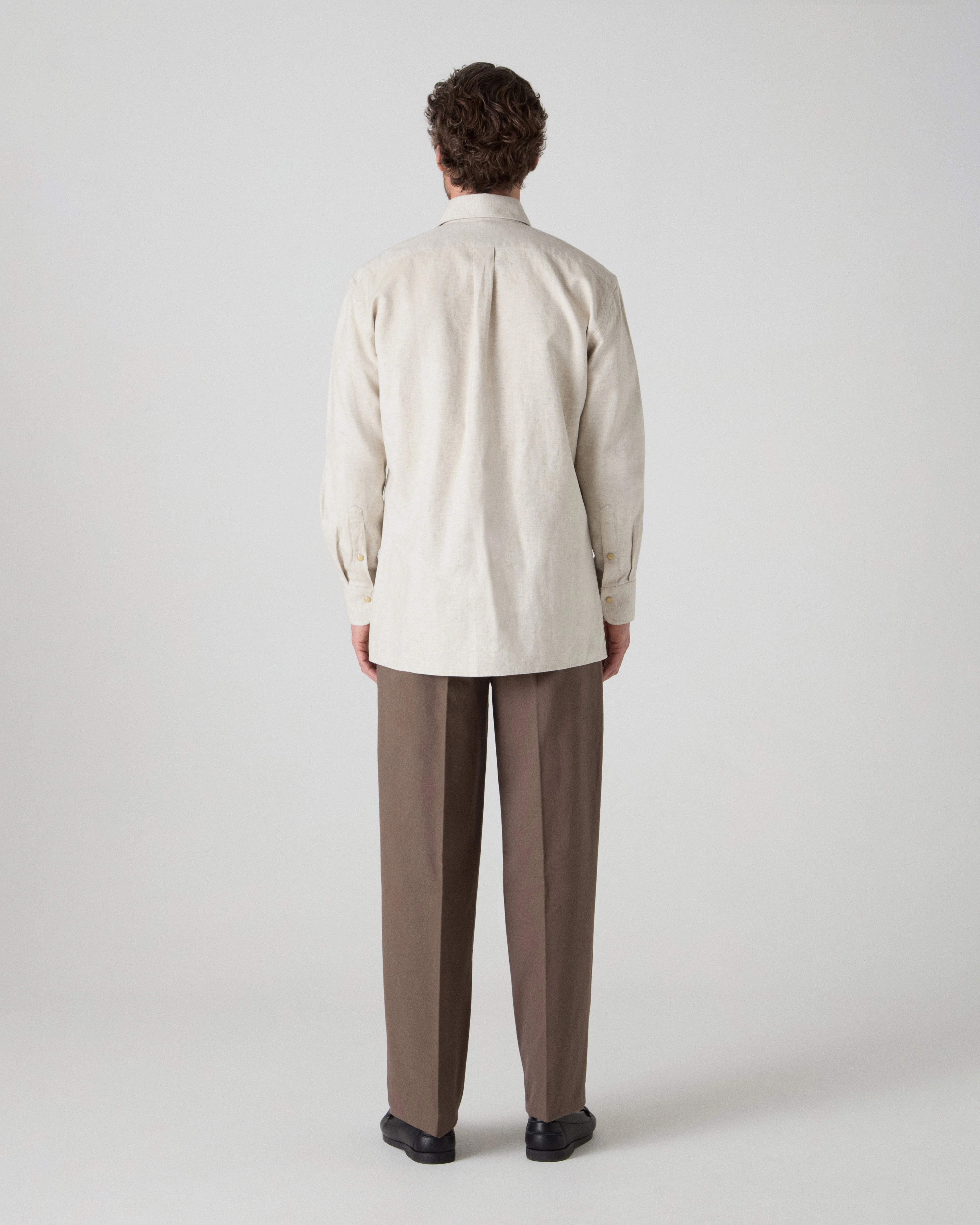 Fernando Western Shirt - Sand - Image 3