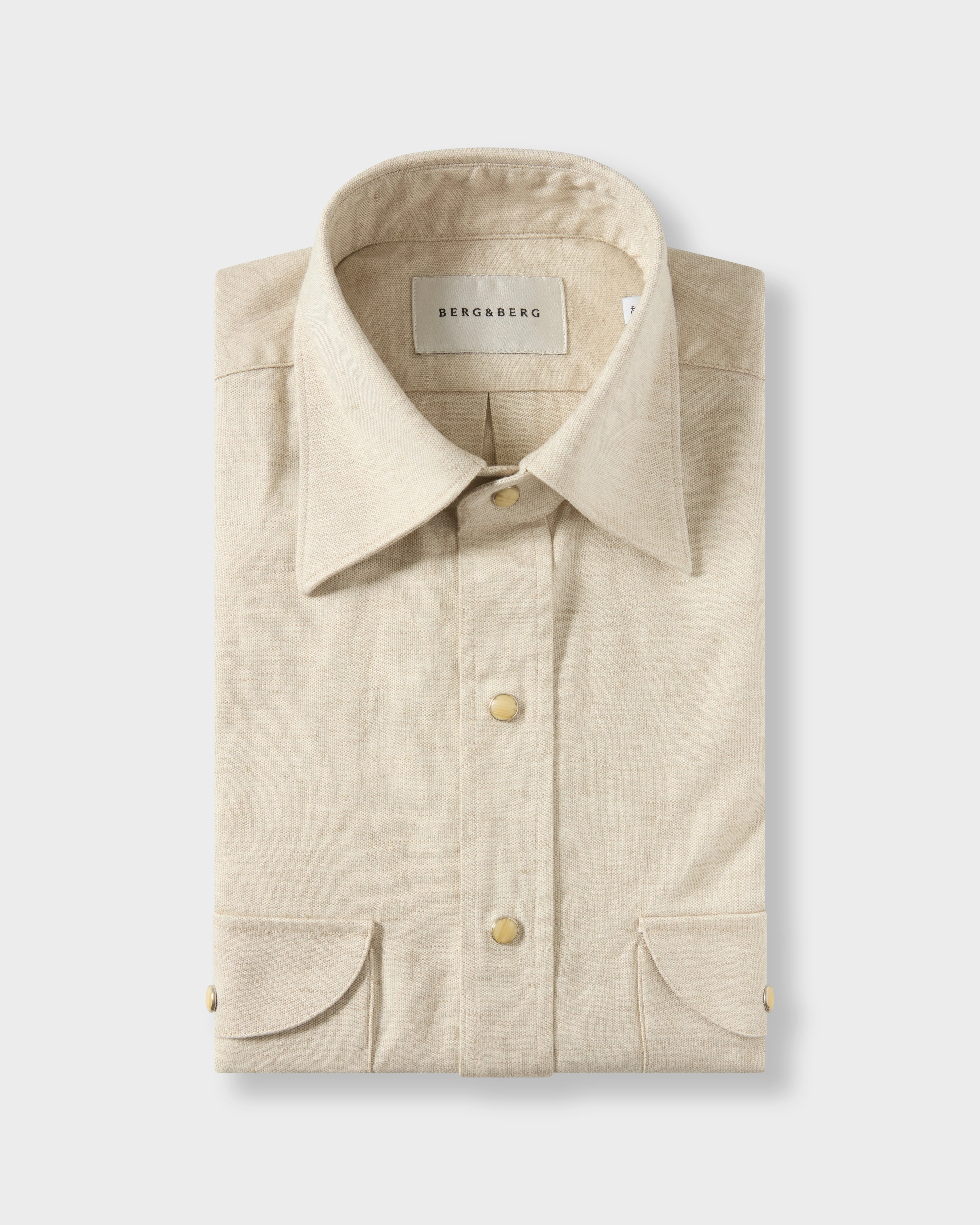 Fernando Western Shirt - Sand - Image 7