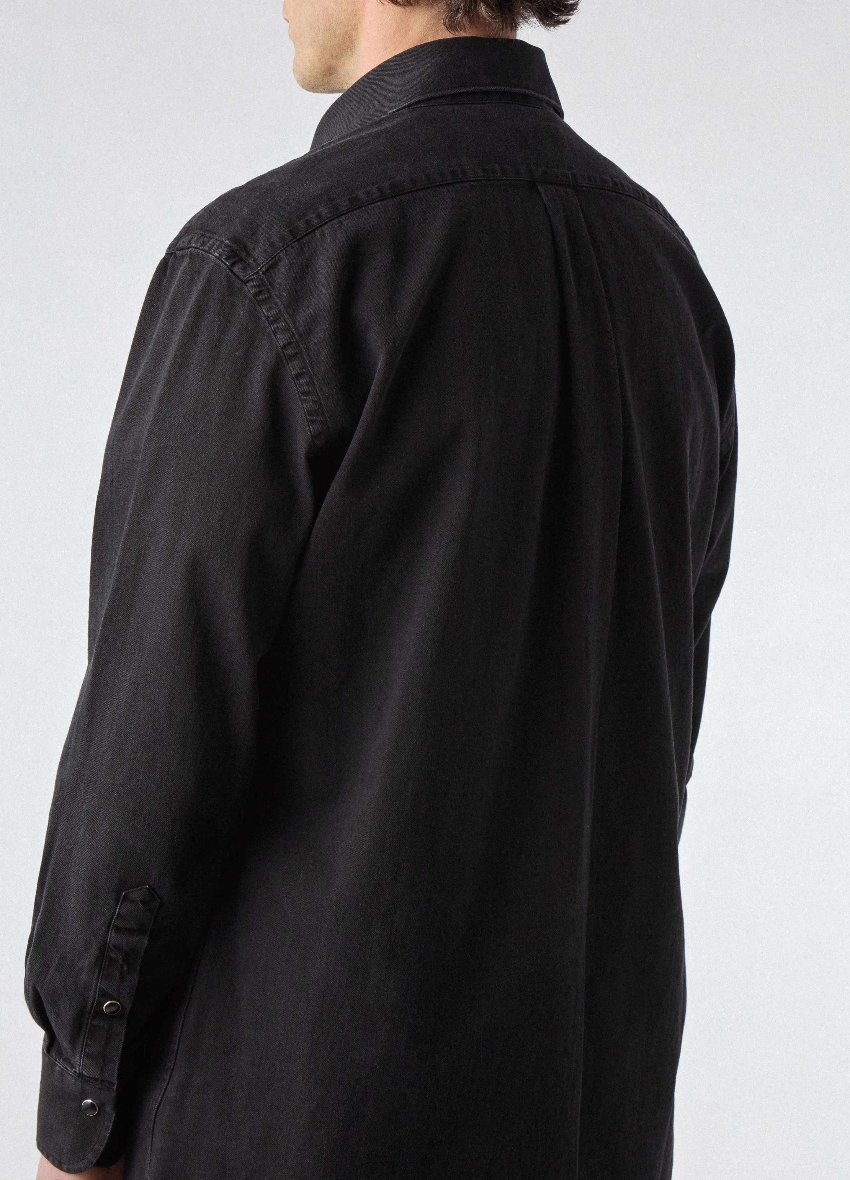 Fernando Western Shirt - Washed Black - Image 5