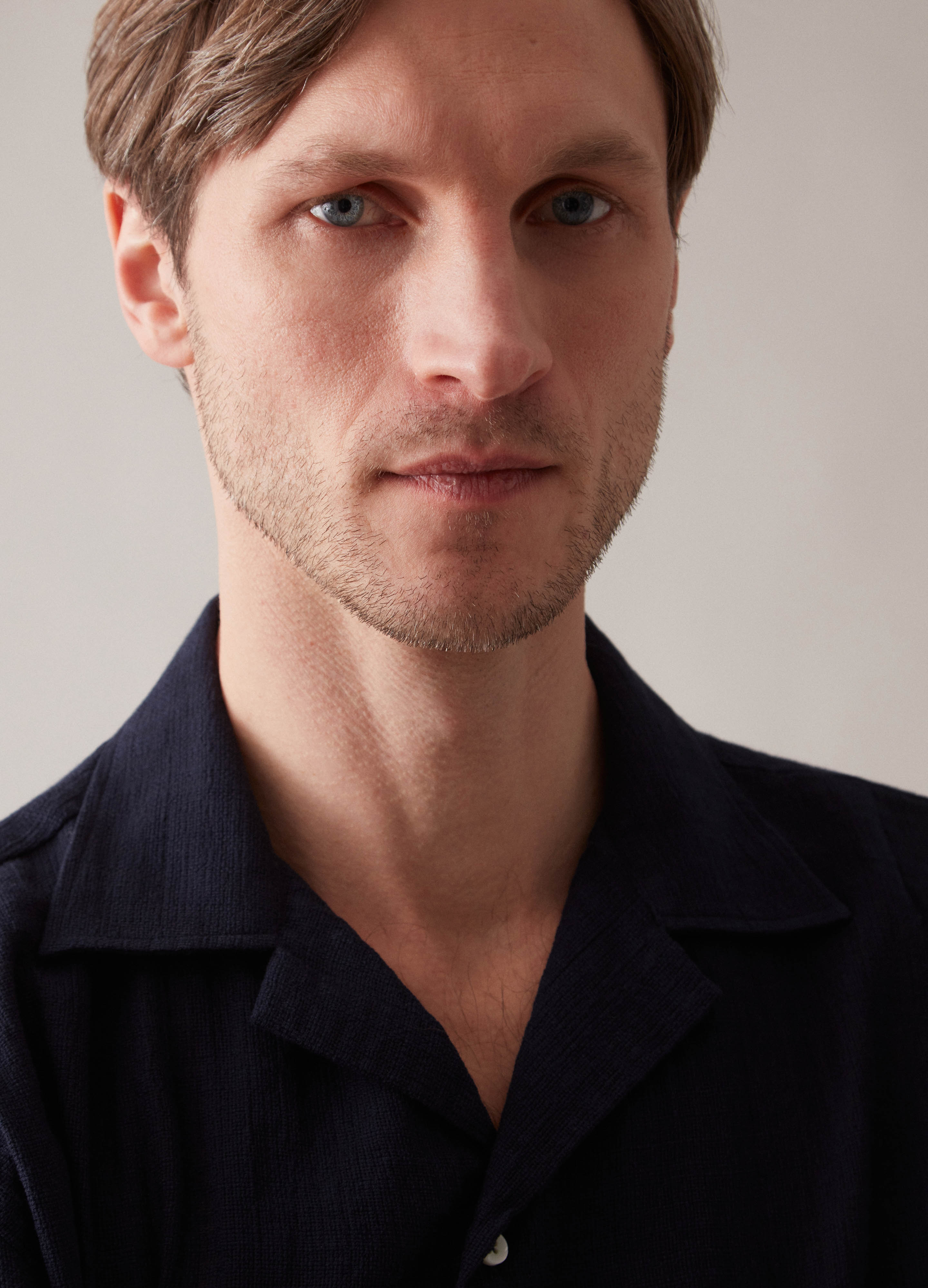 Folke Short Sleeved Shirt - Navy - Image 2
