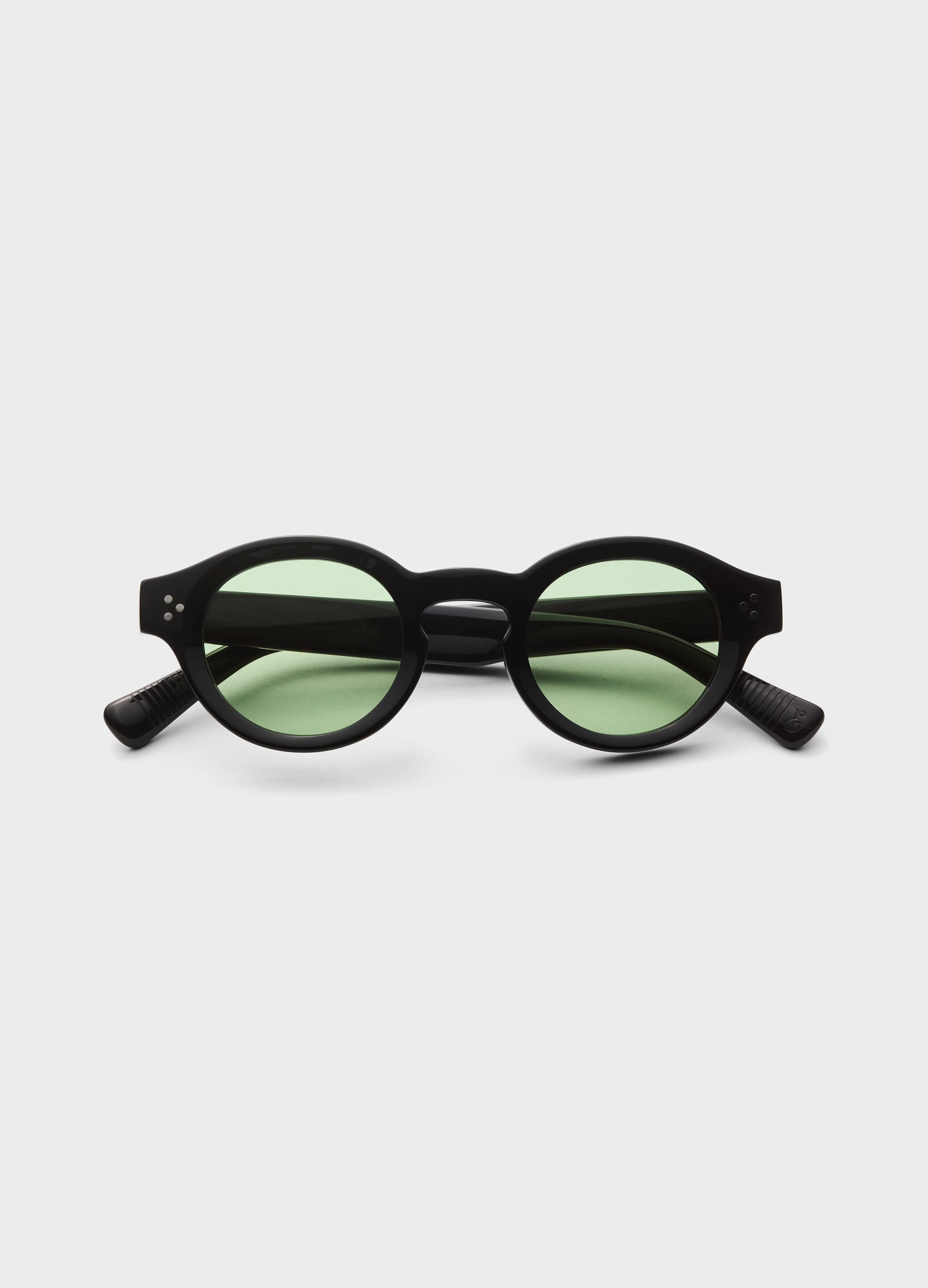 George Sunglasses - Black/Green Lenses - Image 4