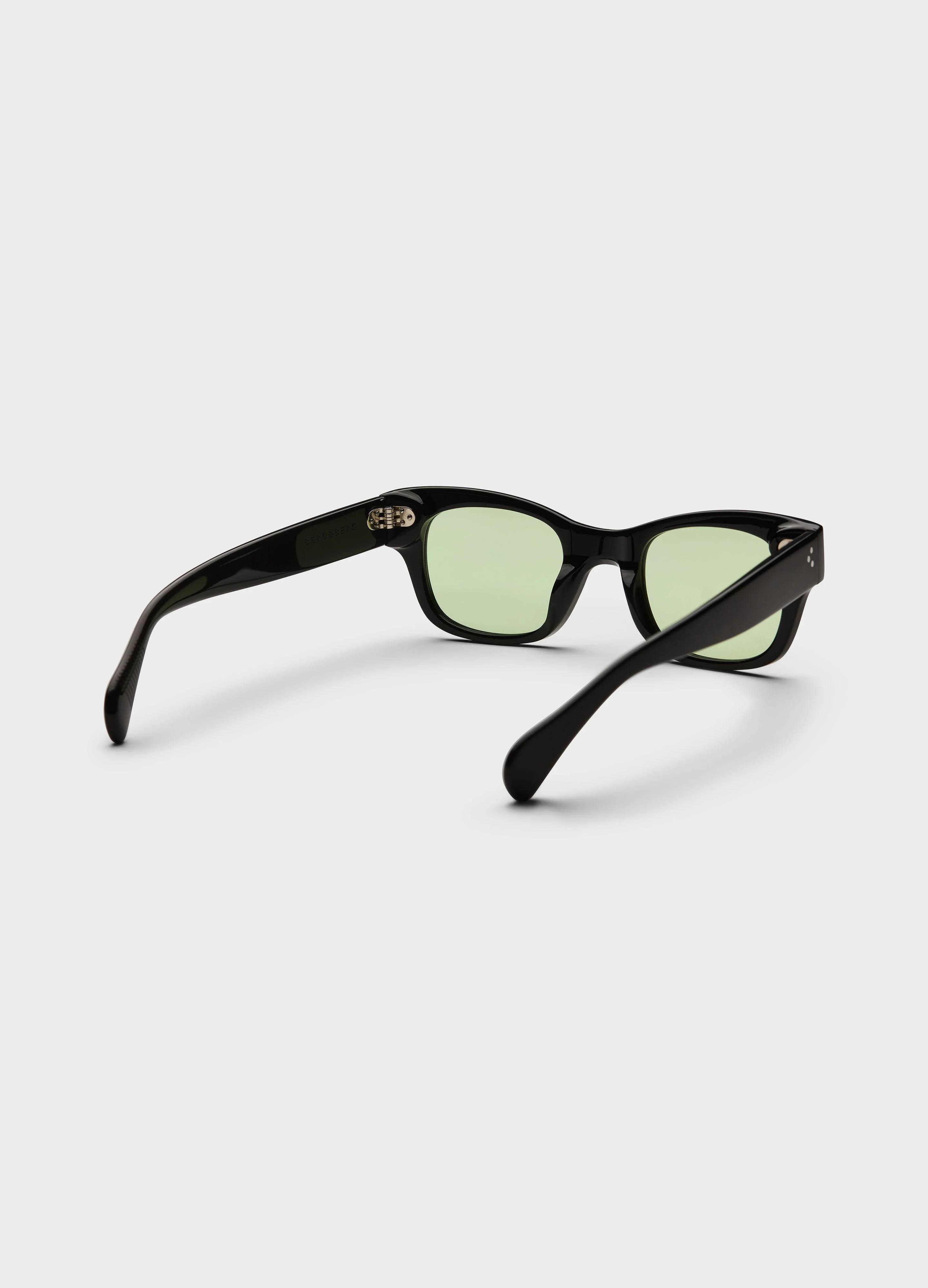 Gustav Sunglasses - Black/Green Lenses - Image 3