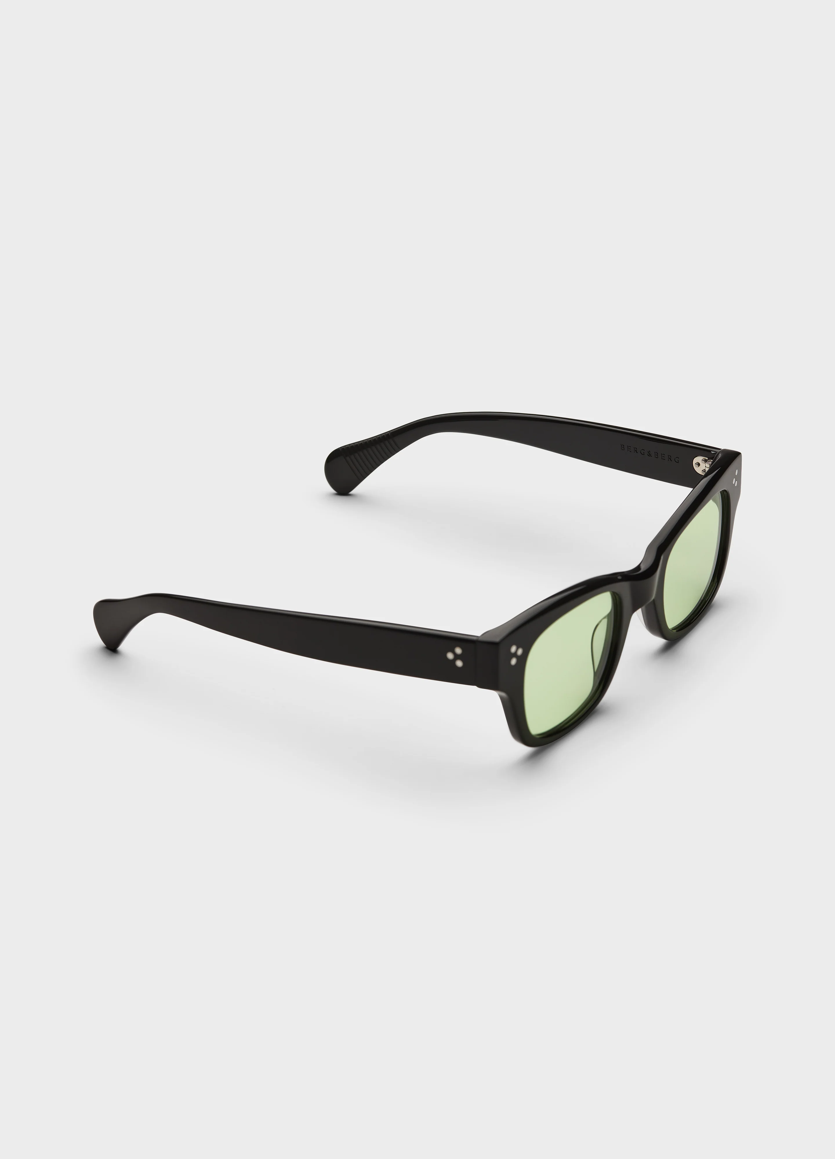 Gustav Sunglasses - Black/Green Lenses - Image 6